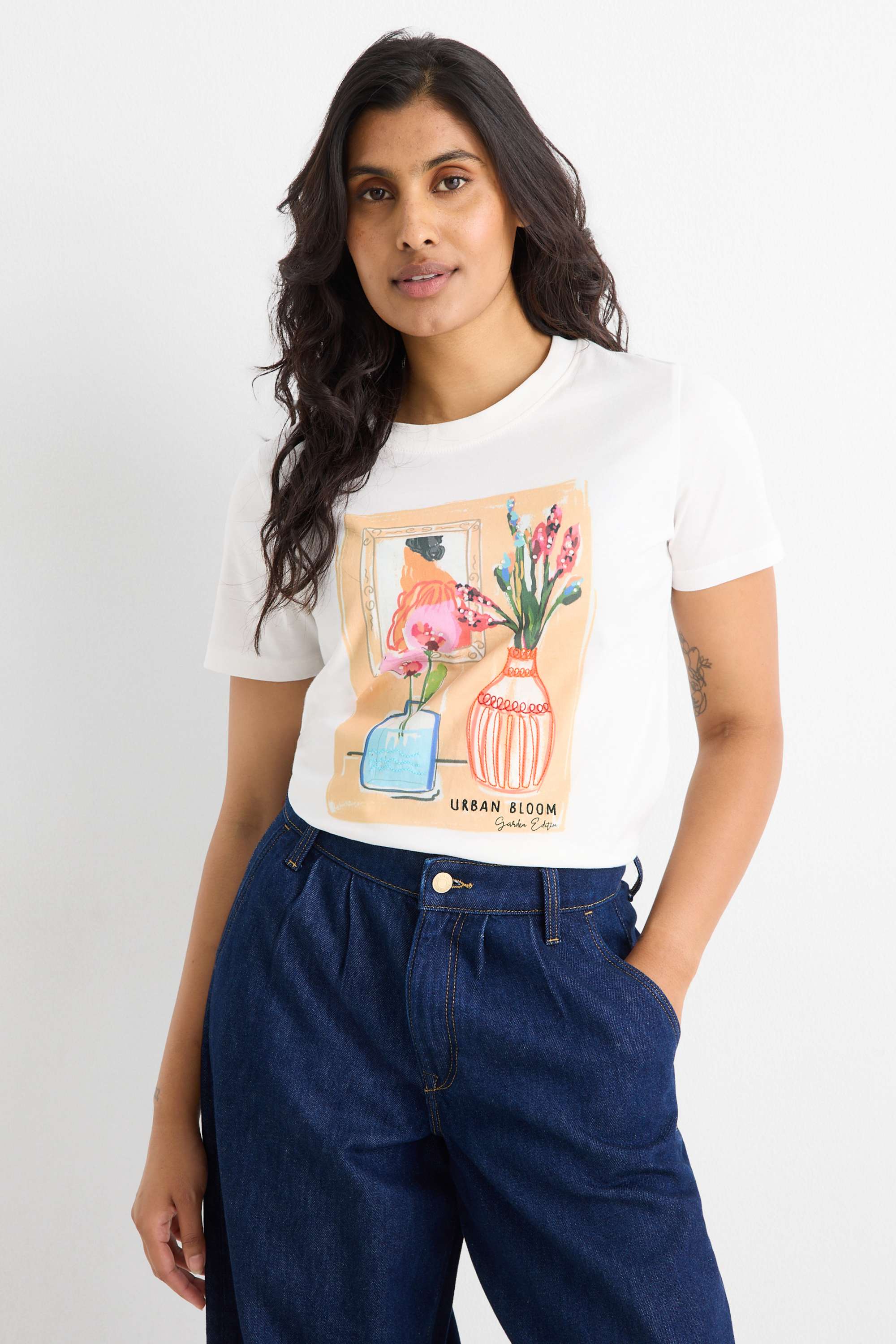 T-shirt - regular fit white