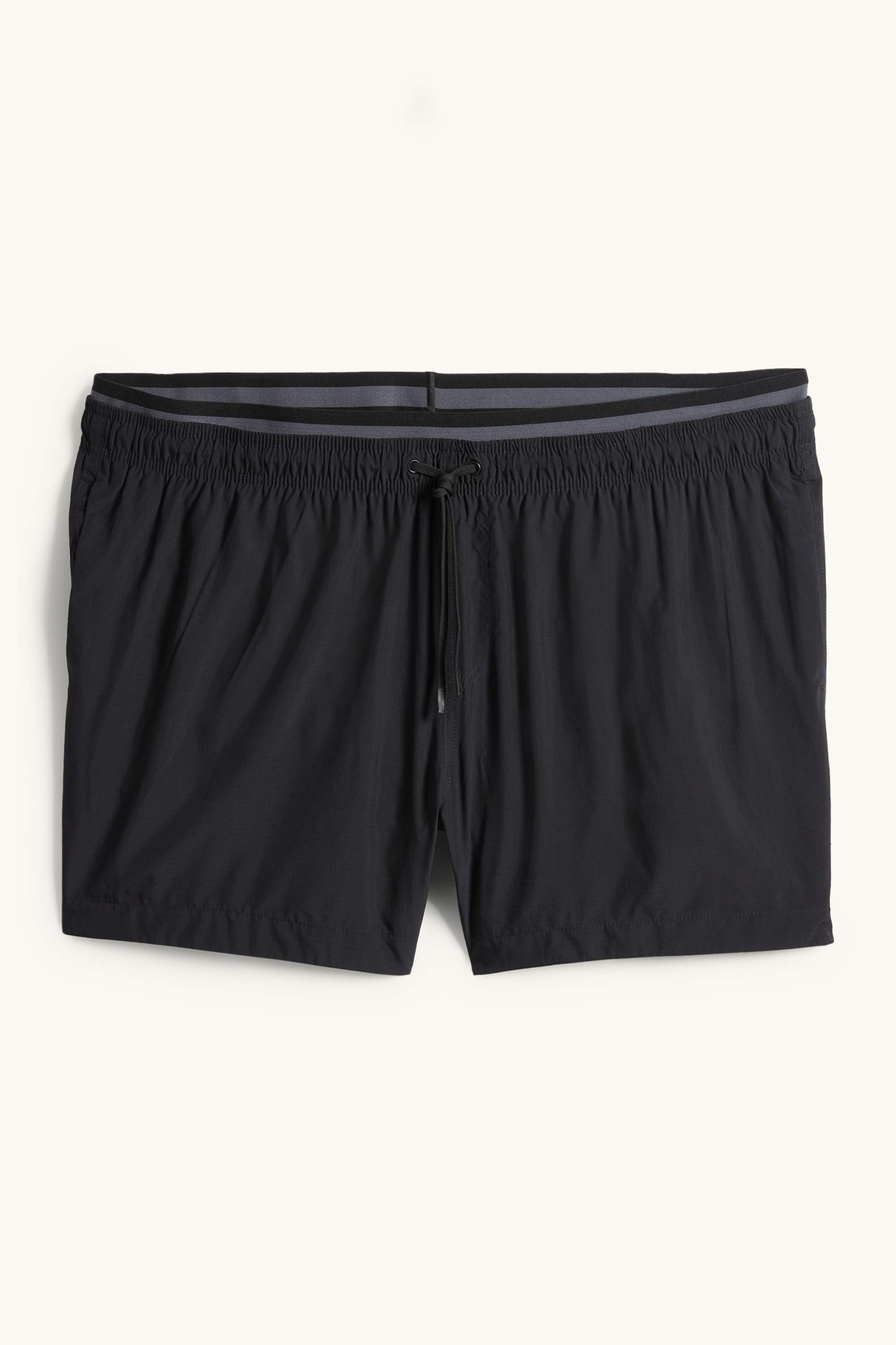 Swim shorts - 2-in-1 look black