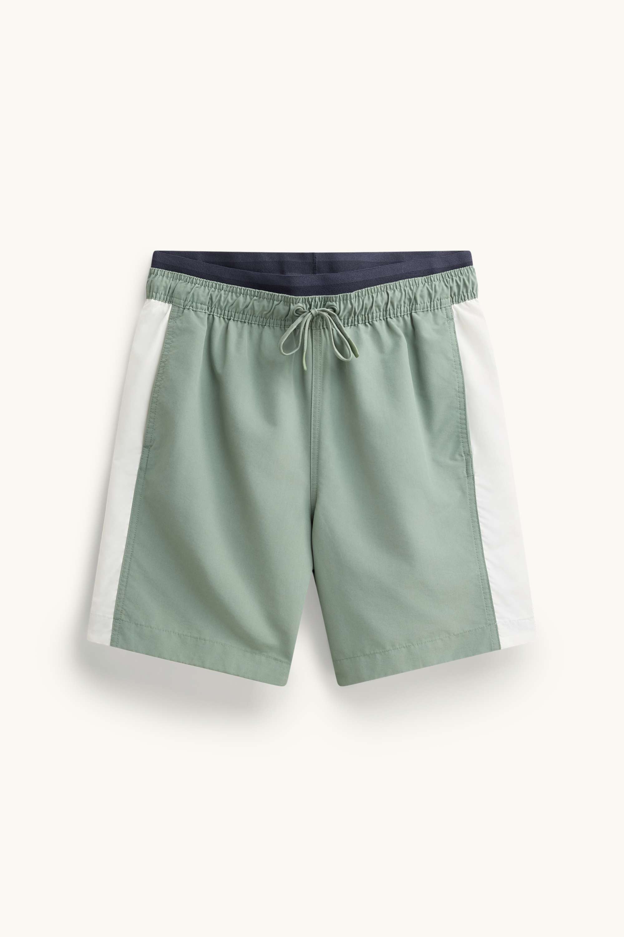 Swim shorts - 2-in-1 look light green