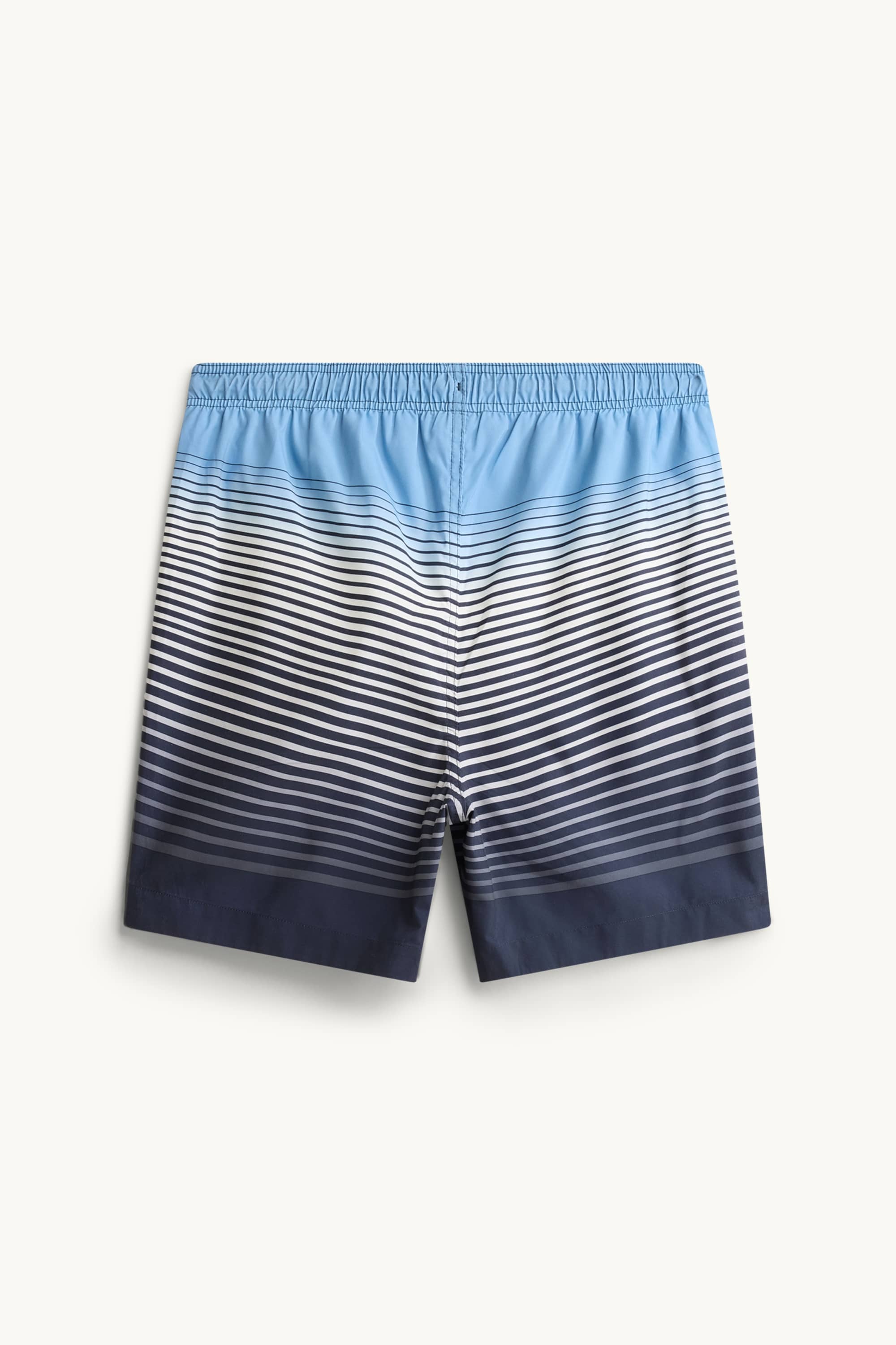 Swim shorts - striped - patterned blue / black