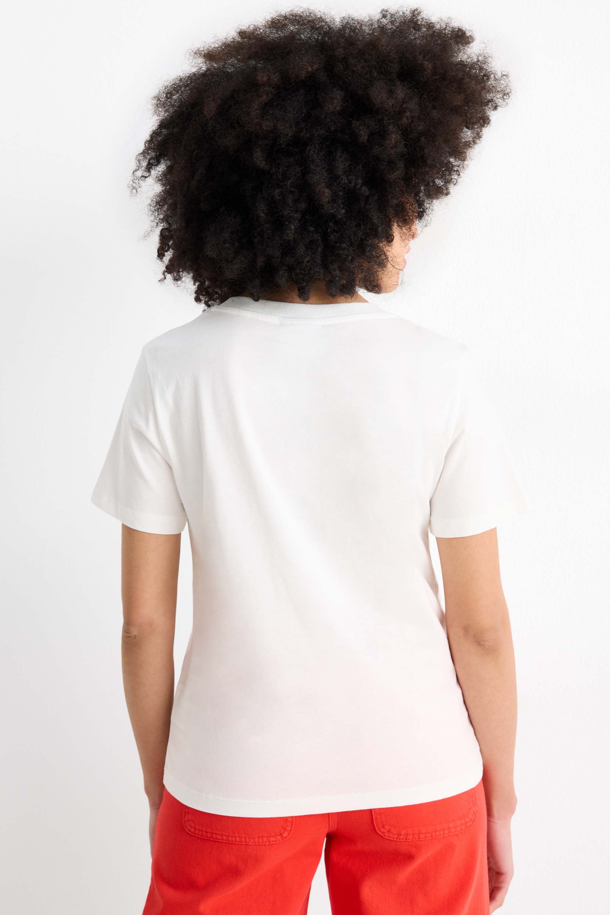 T-shirt - regular fit - Mickey Mouse white