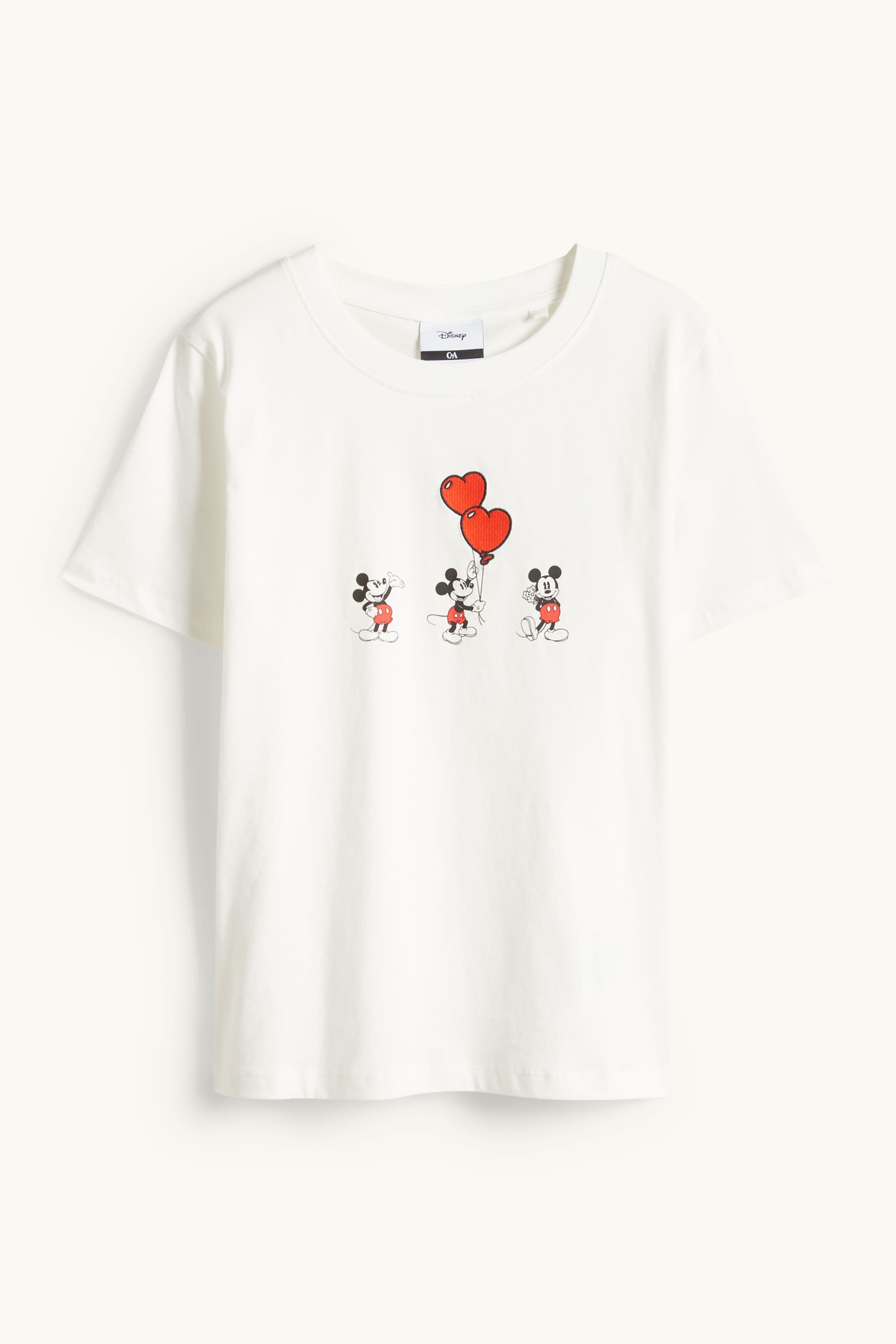 T-shirt - regular fit - Mickey Mouse white