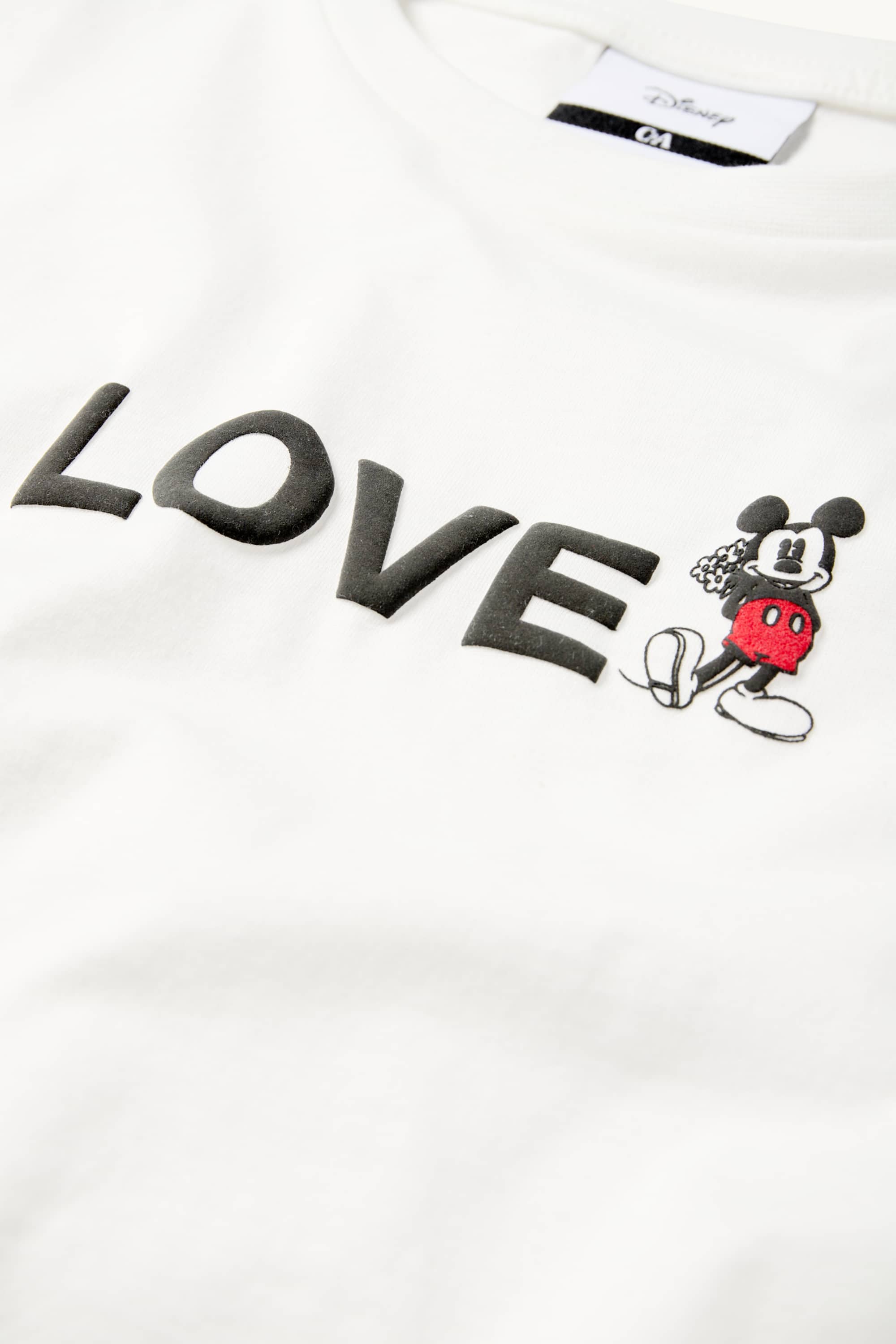 T-shirt - regular fit - Mickey Mouse white