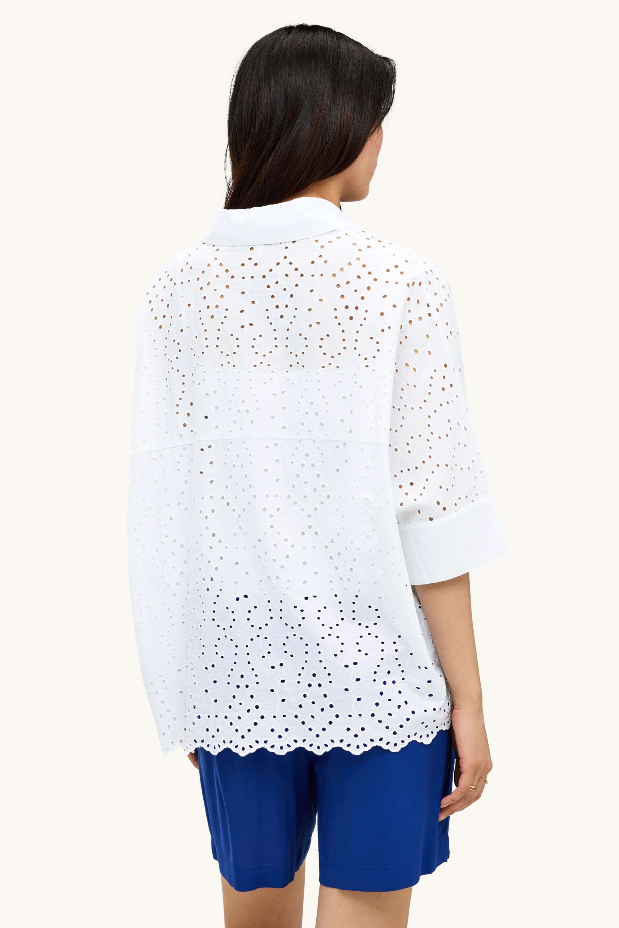 Blouse - broderie anglaise white