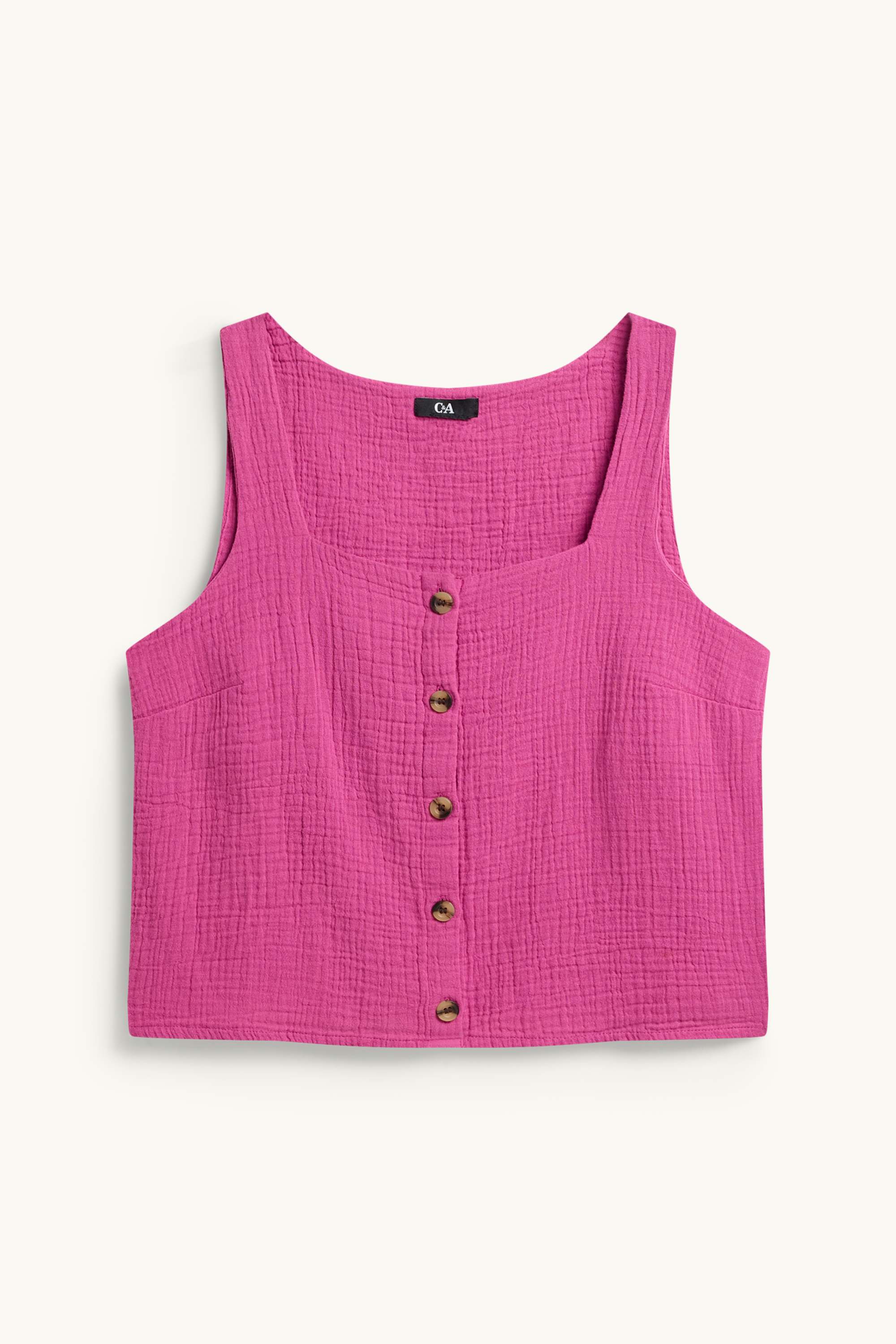Blouse top - textured pink