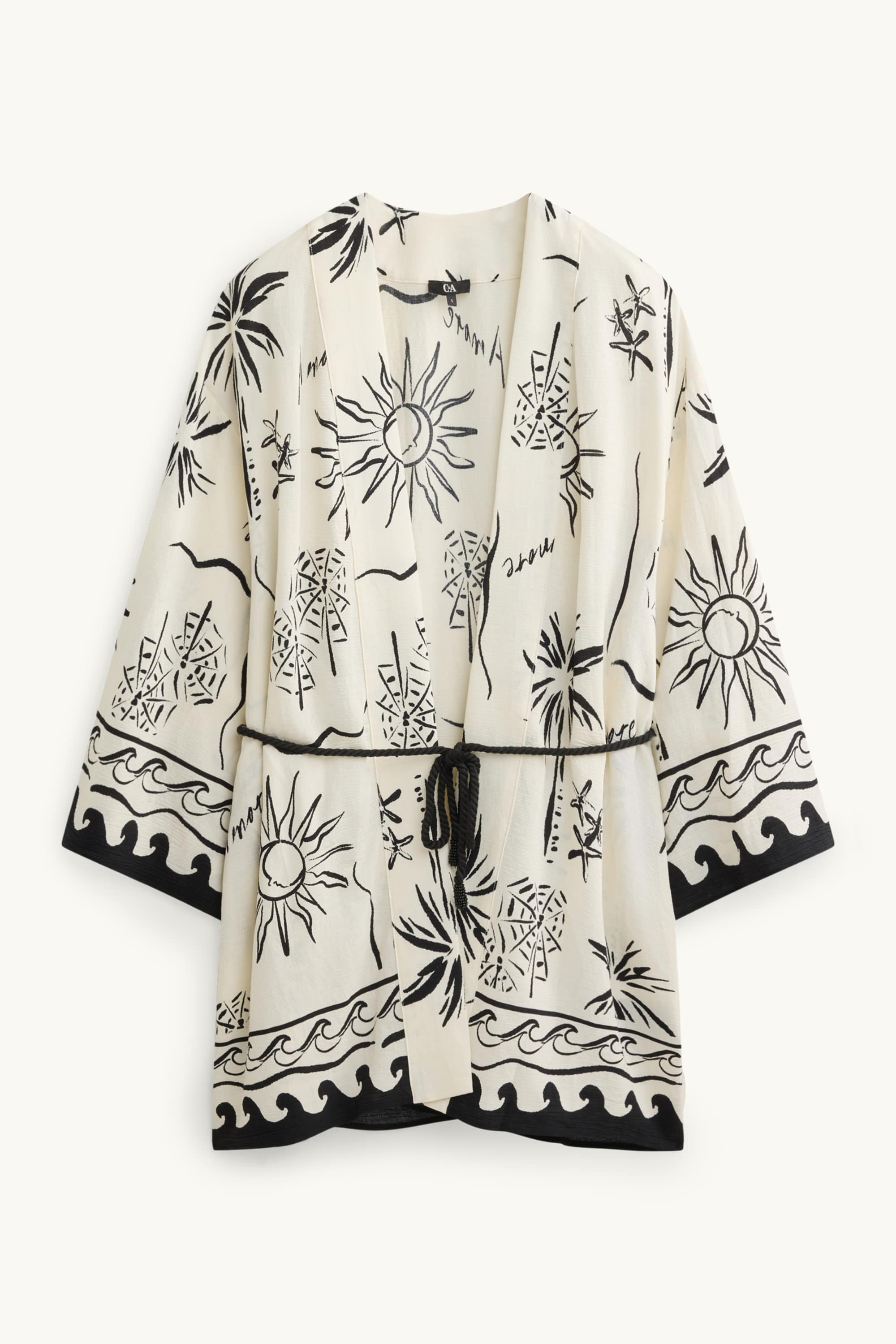 Kimono - patterned cremewhite