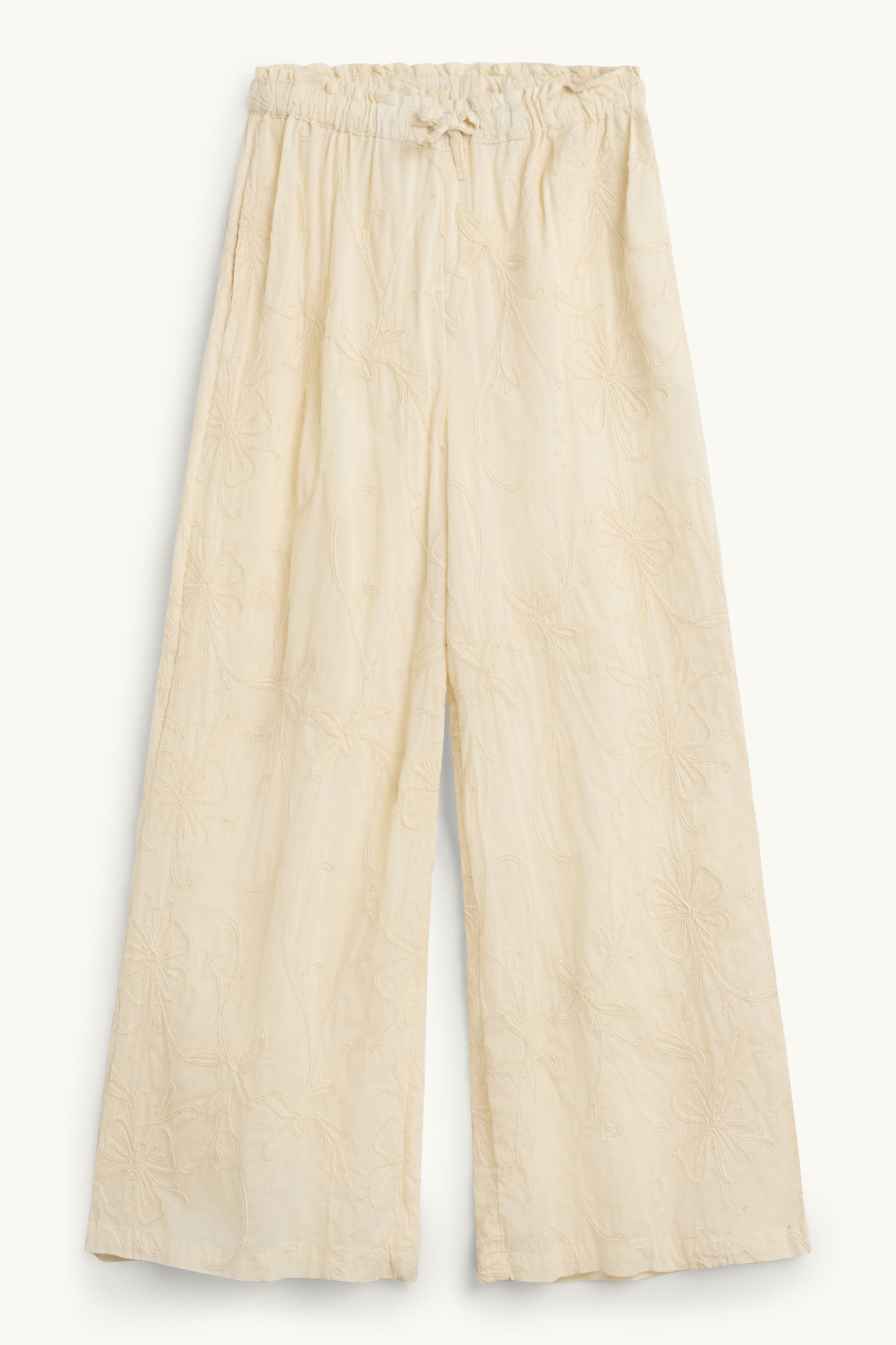 Cloth trousers beige