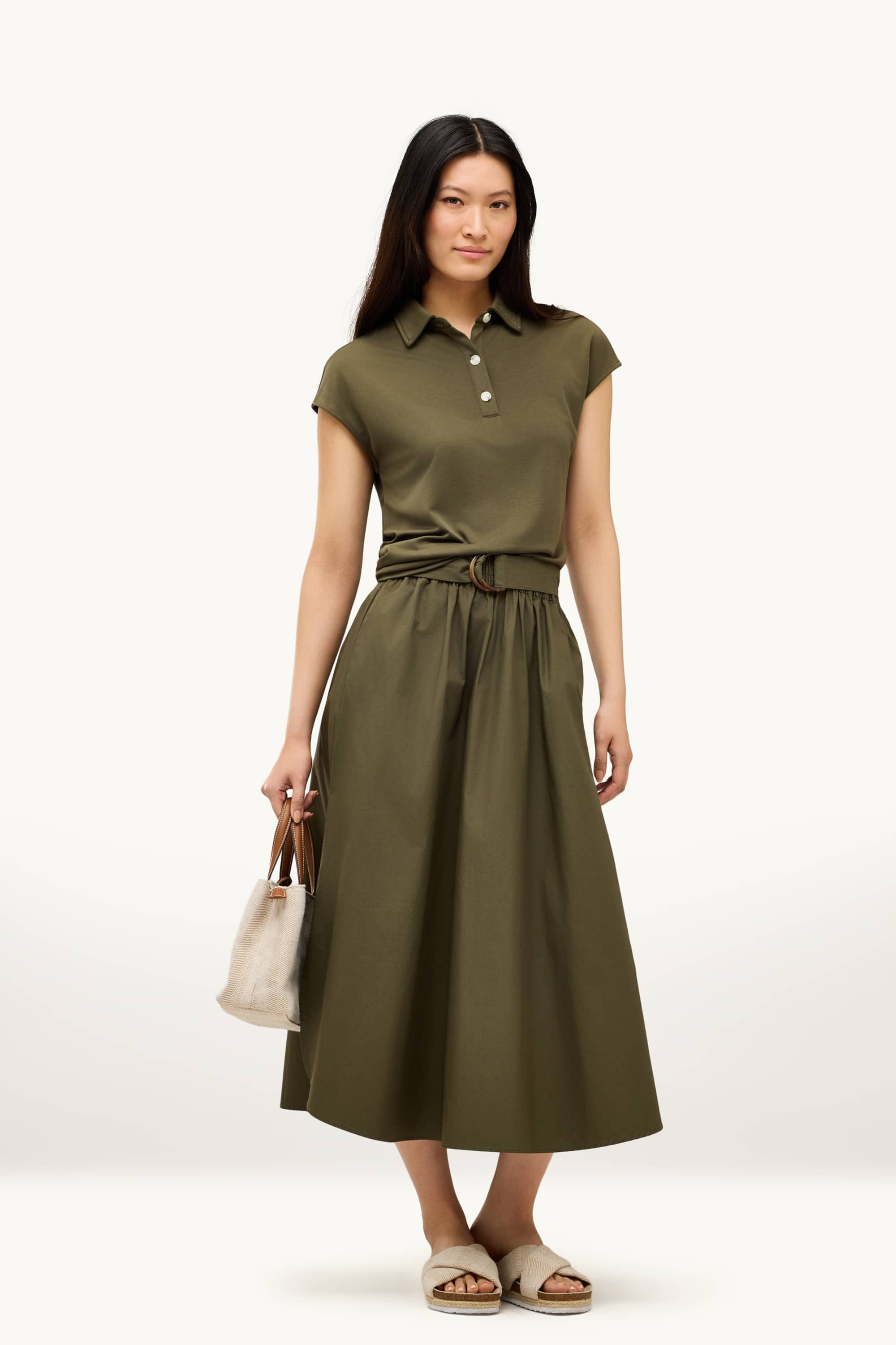 Polo shirt - regular fit khaki