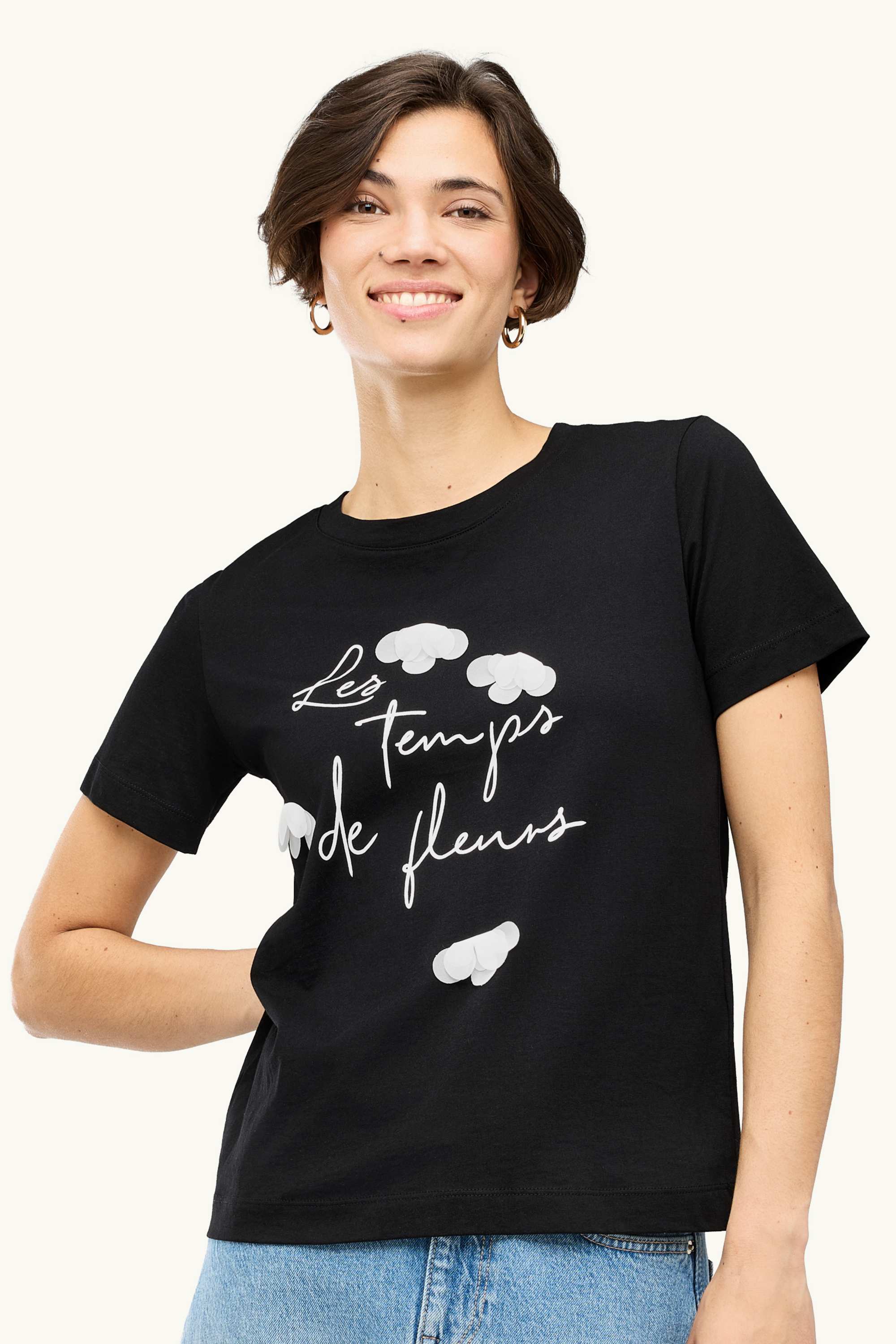 T-shirt - regular fit black