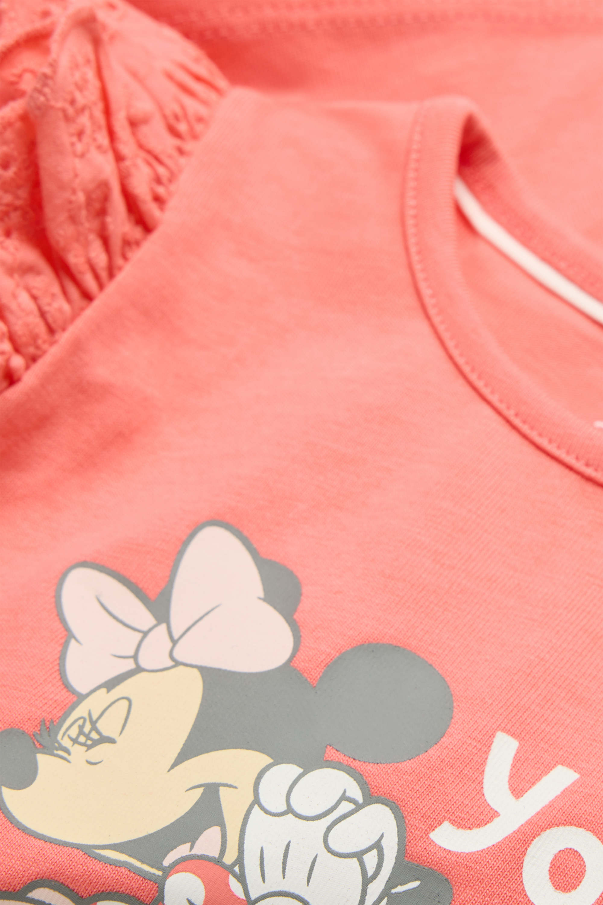 Minnie Mouse - baby short sleeve T-shirt orange