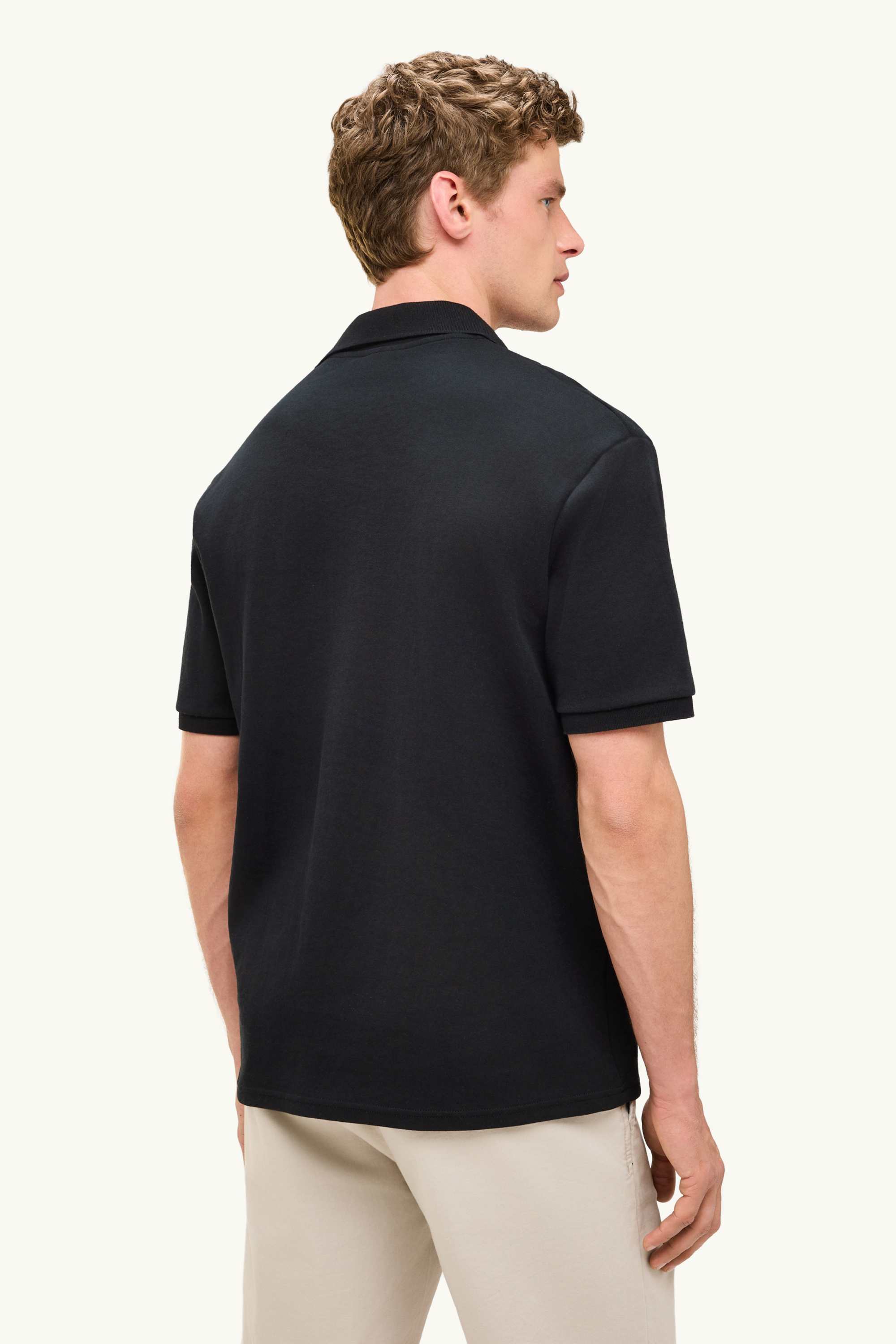 Polo shirt - relaxed fit black