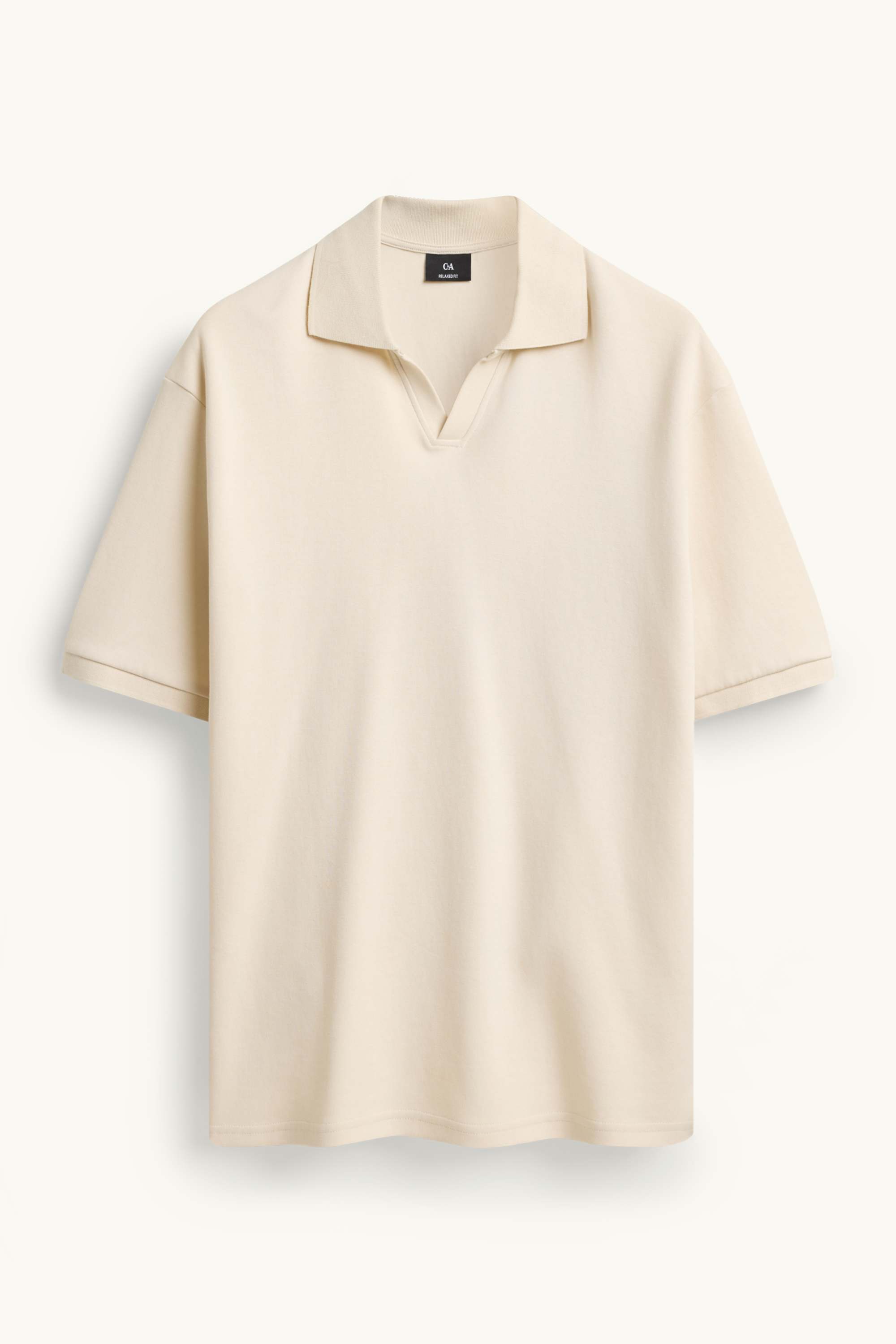Polo shirt - relaxed fit cremewhite