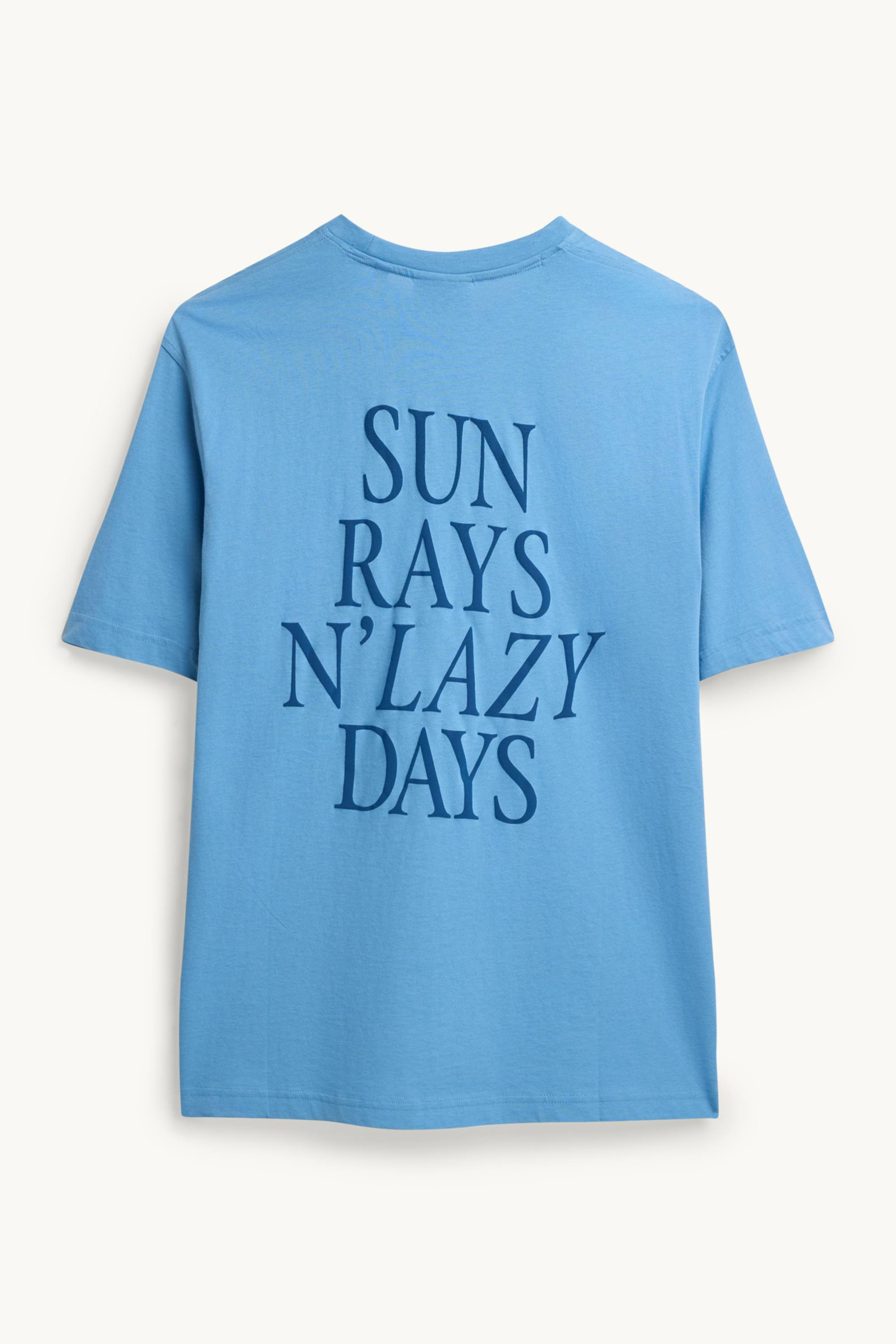 T-shirt - regular fit light blue