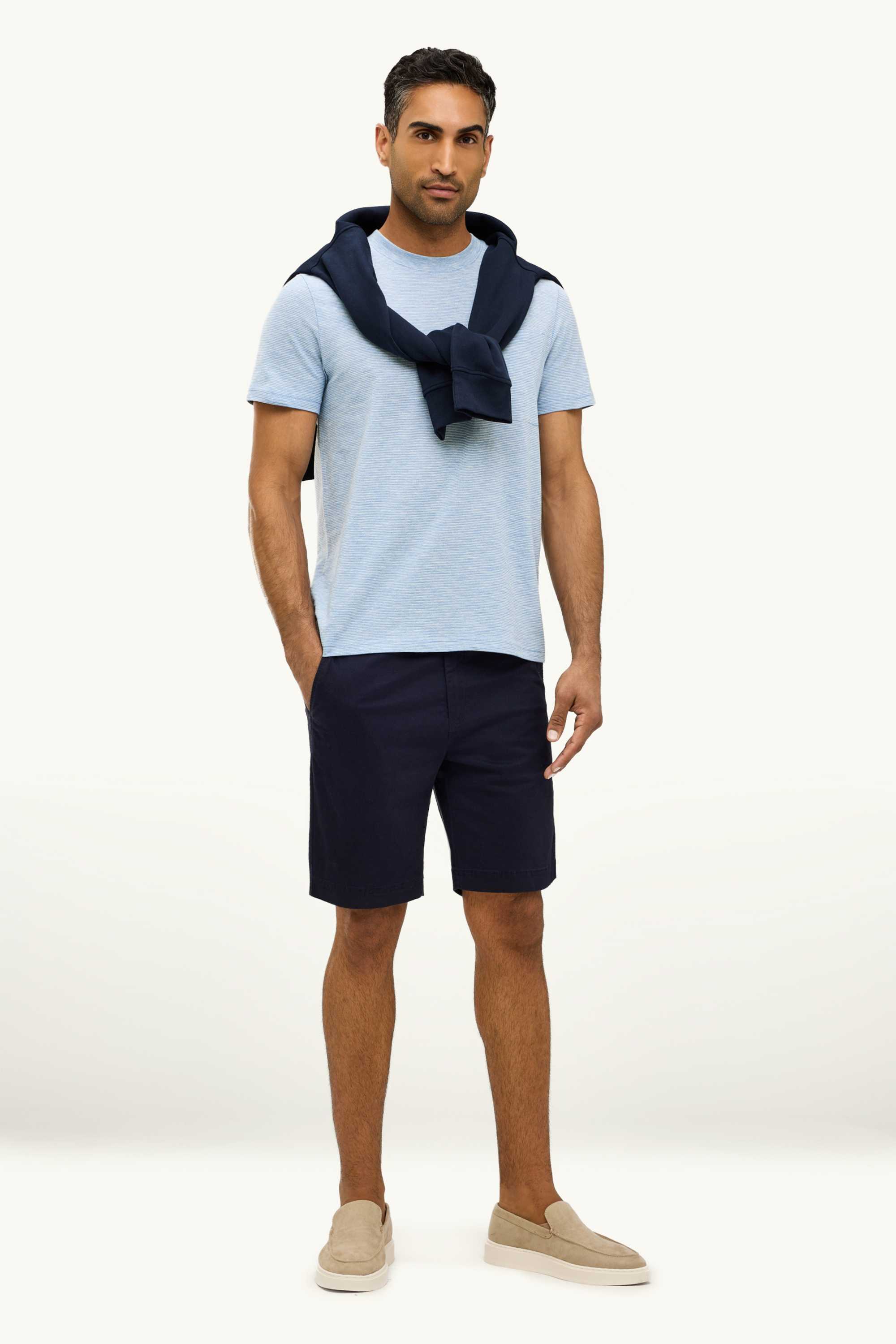T-shirt - regular fit - striped blue