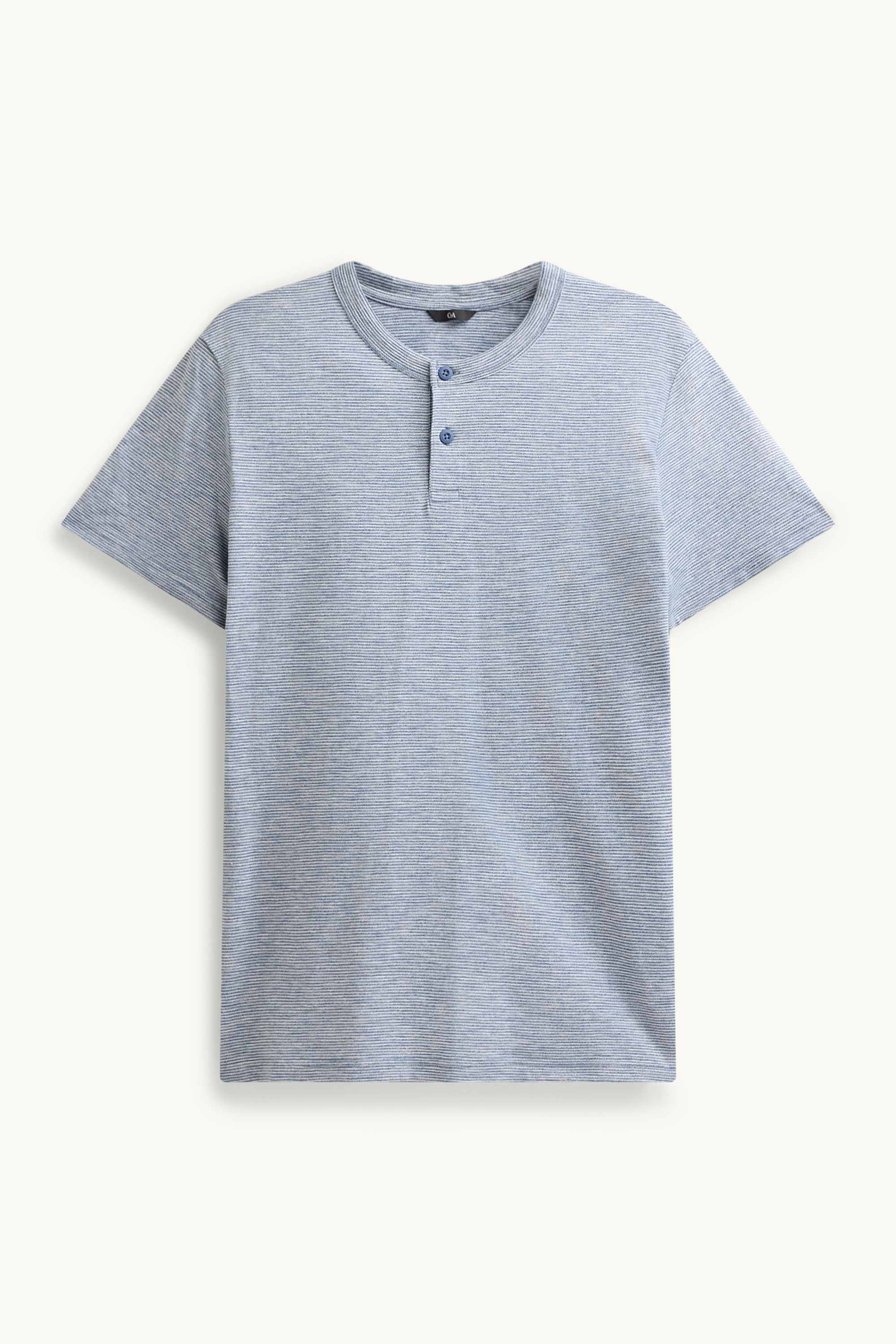 T-shirt - regular fit - striped gray / gray