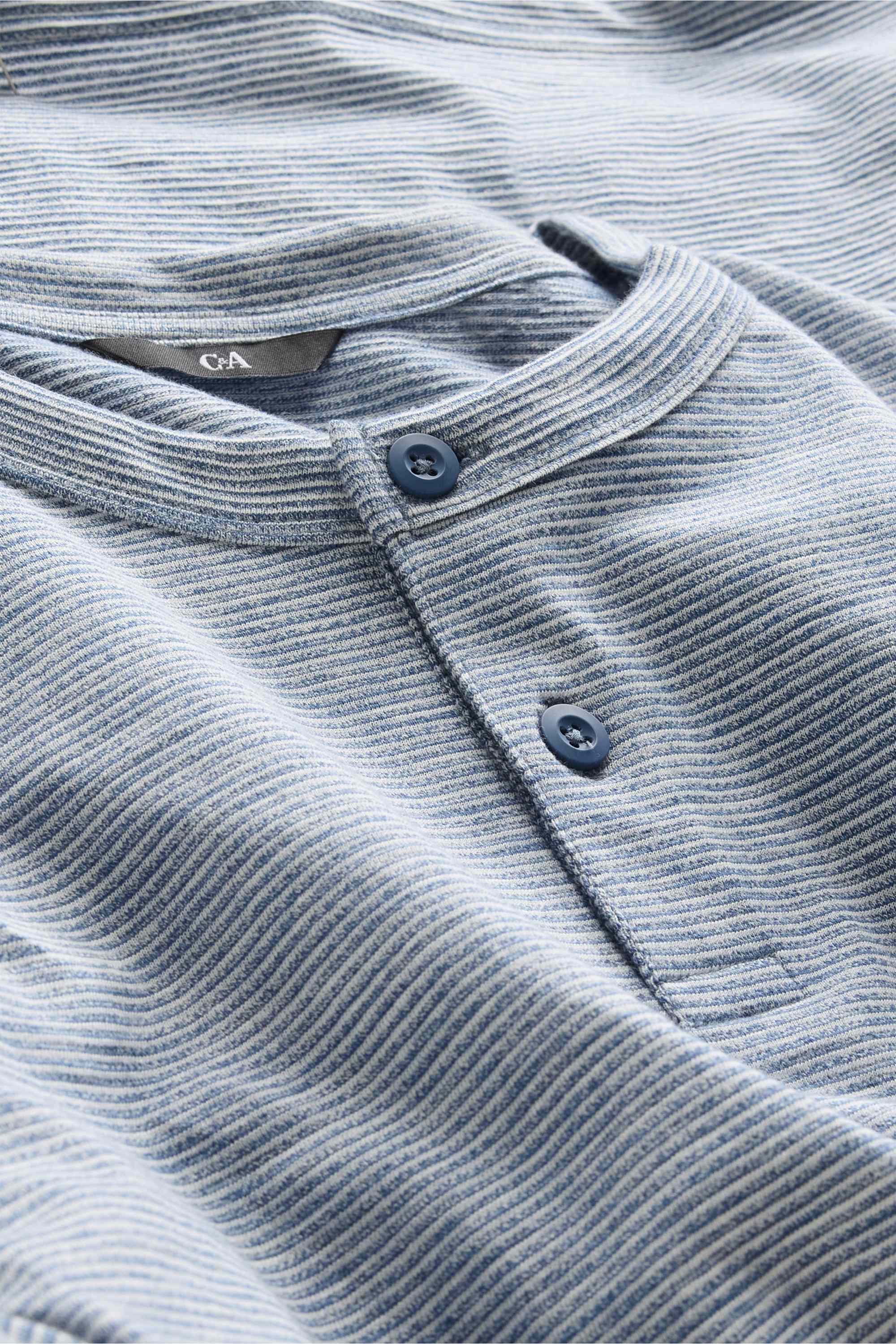 T-shirt - regular fit - striped gray / gray