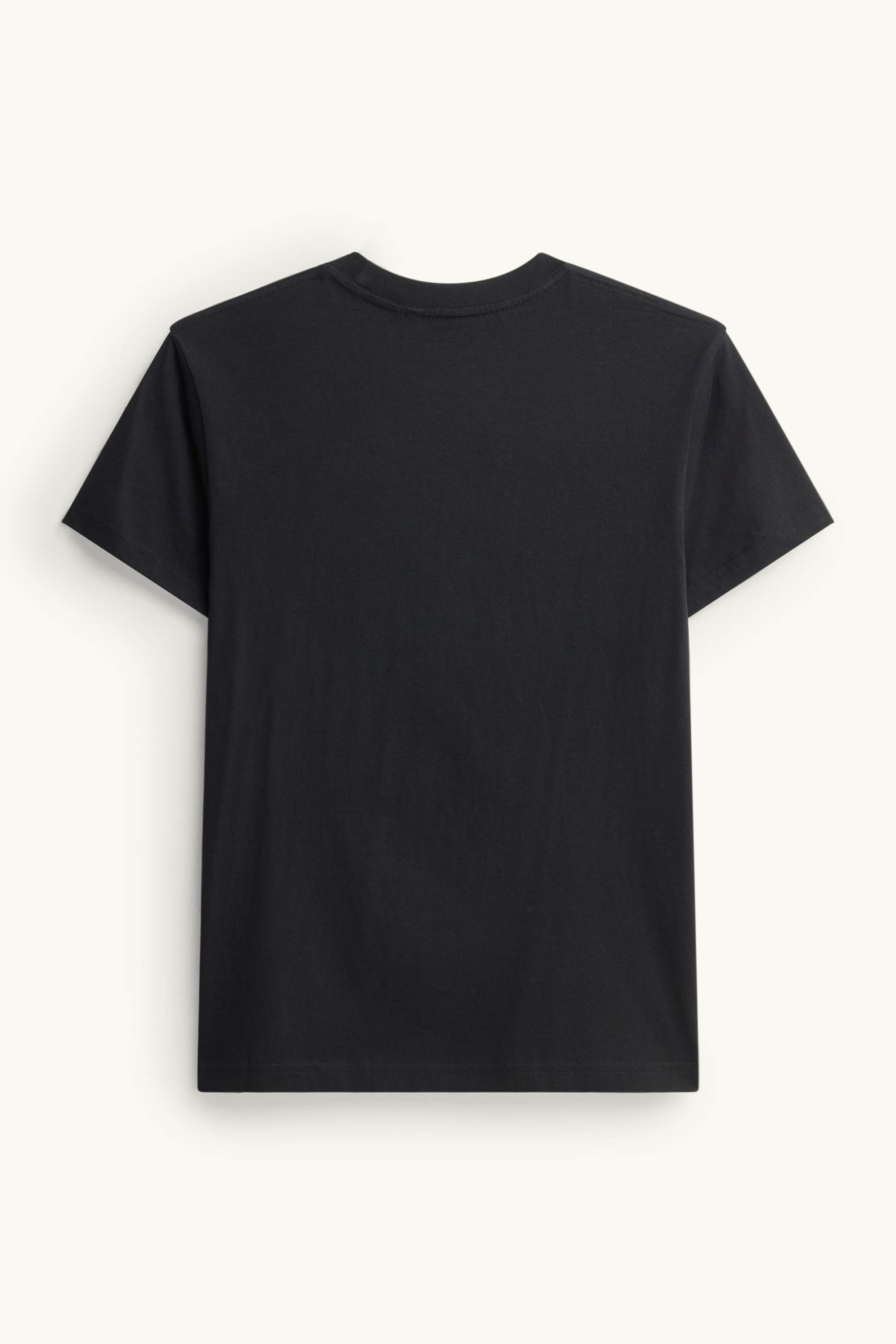 Football - short sleeve T-shirt black