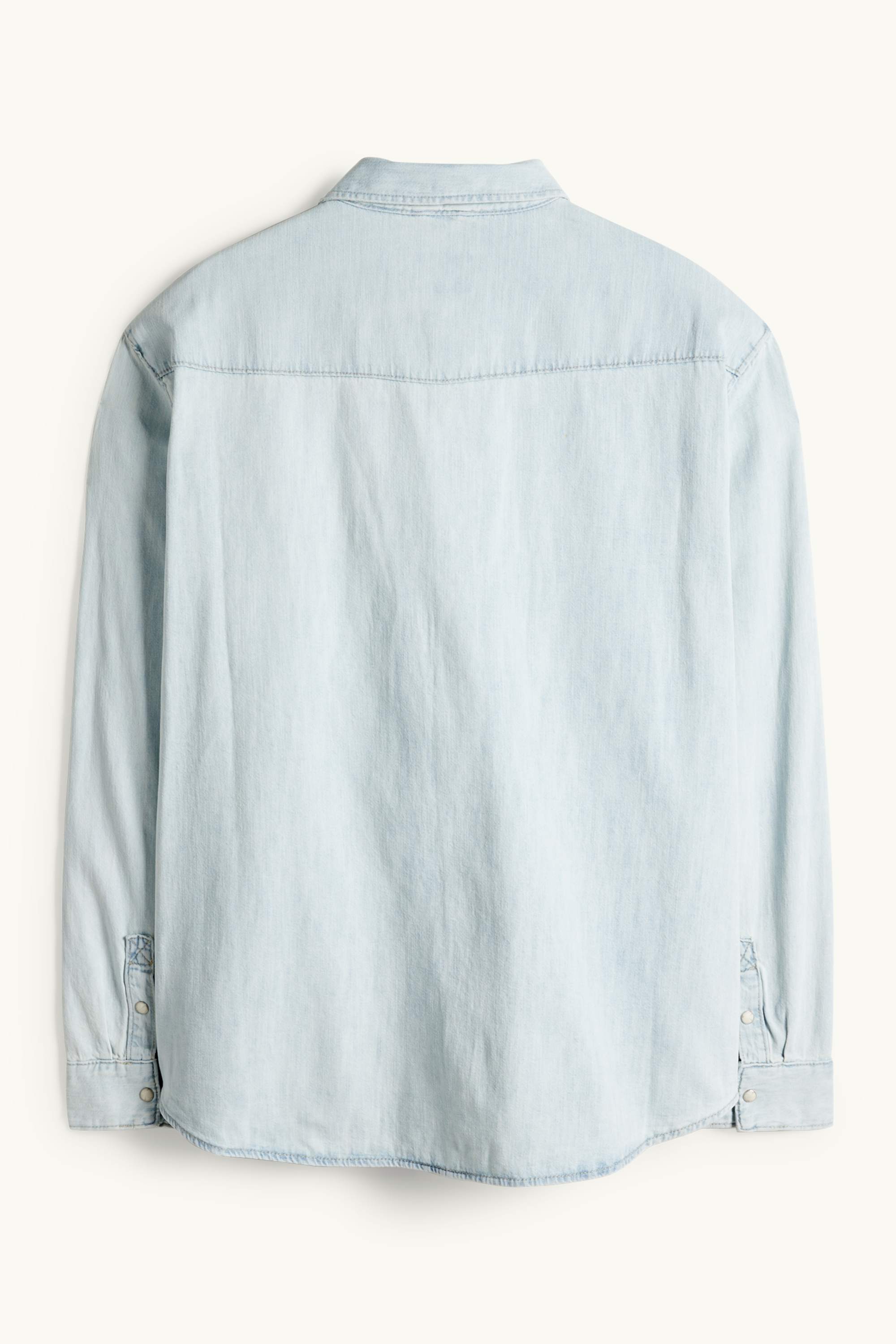 Denim shirt - regular fit - kent collar denim-light blue