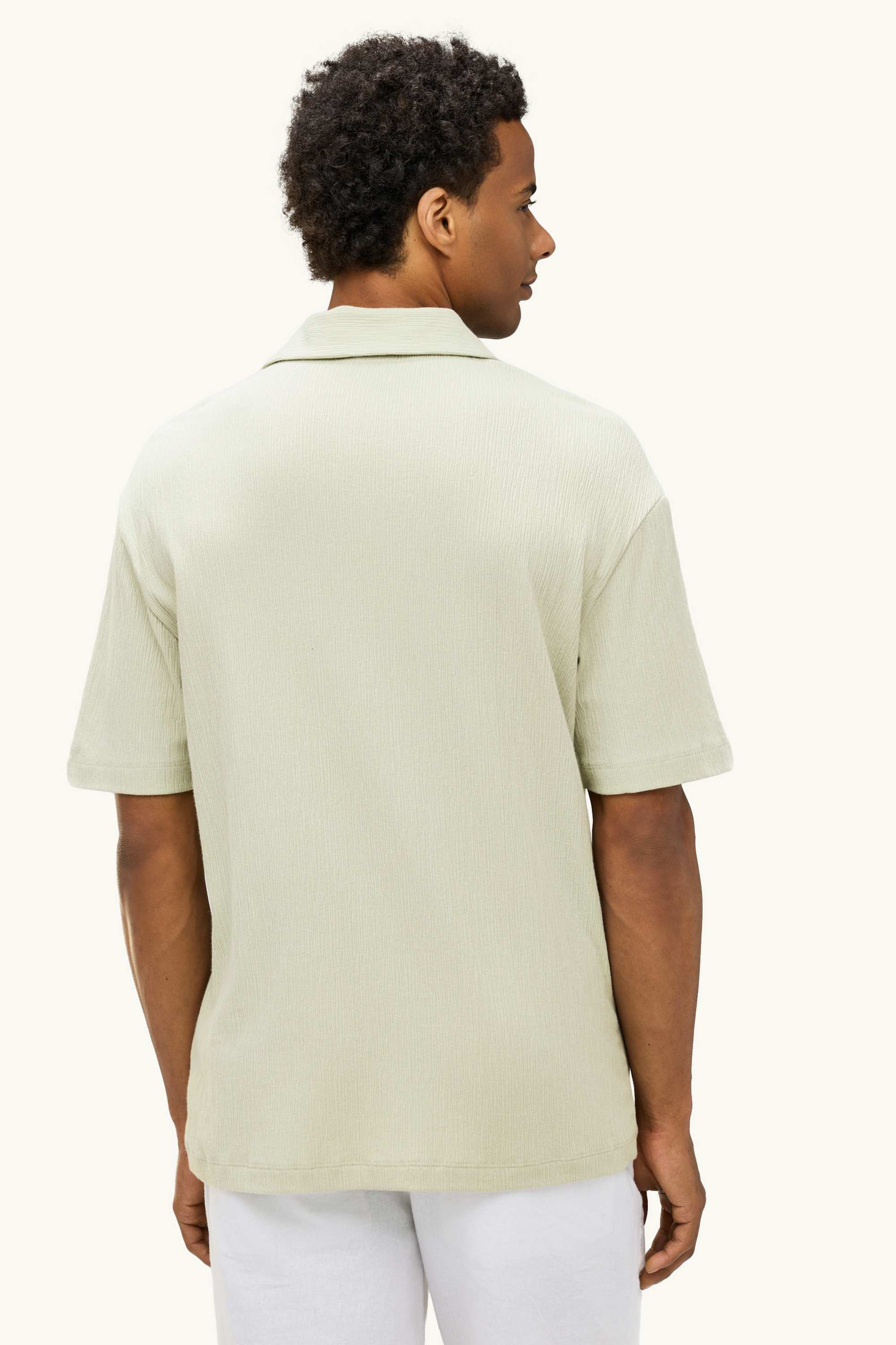 Polo shirt - relaxed fit light green