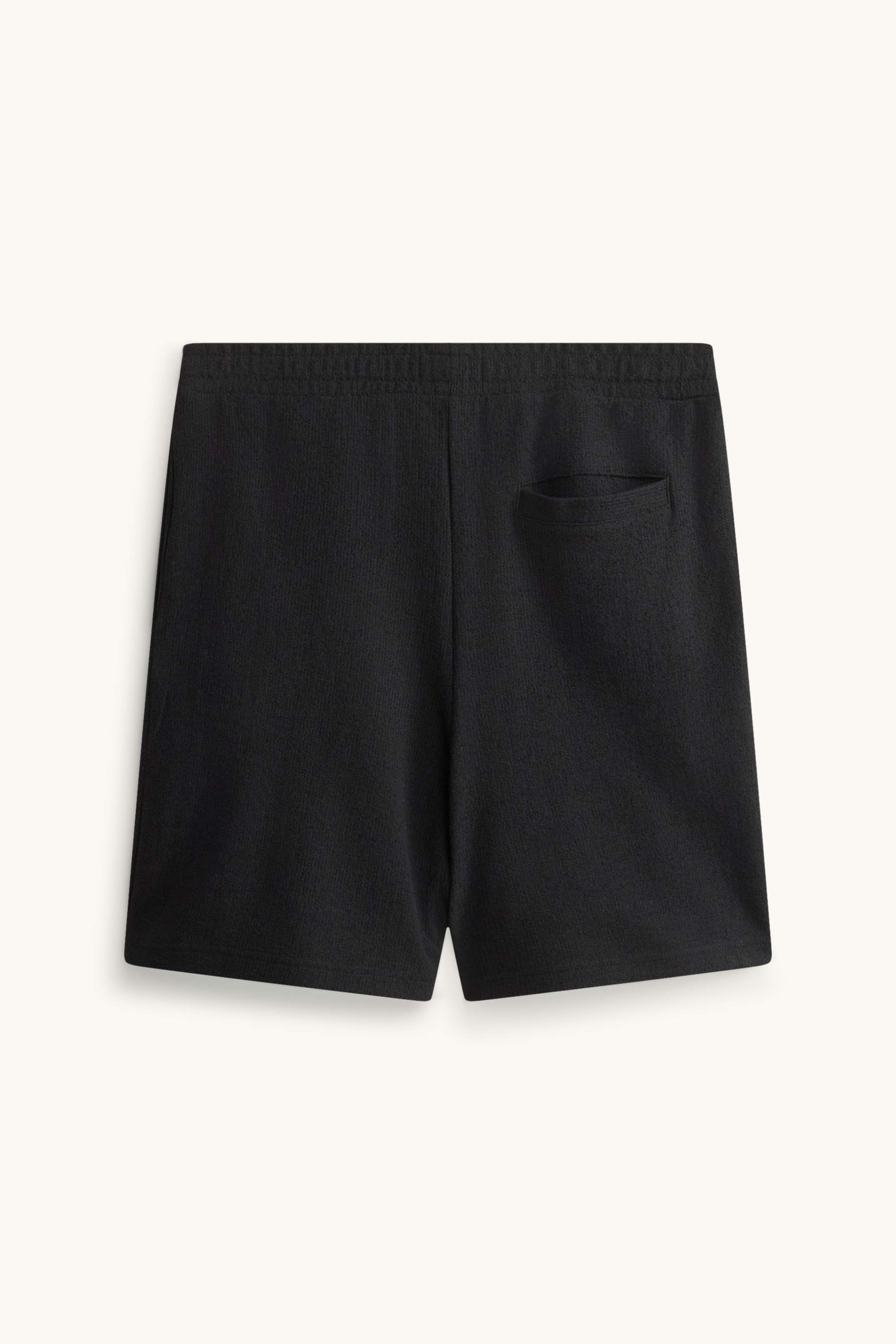 Sweat shorts - textured black