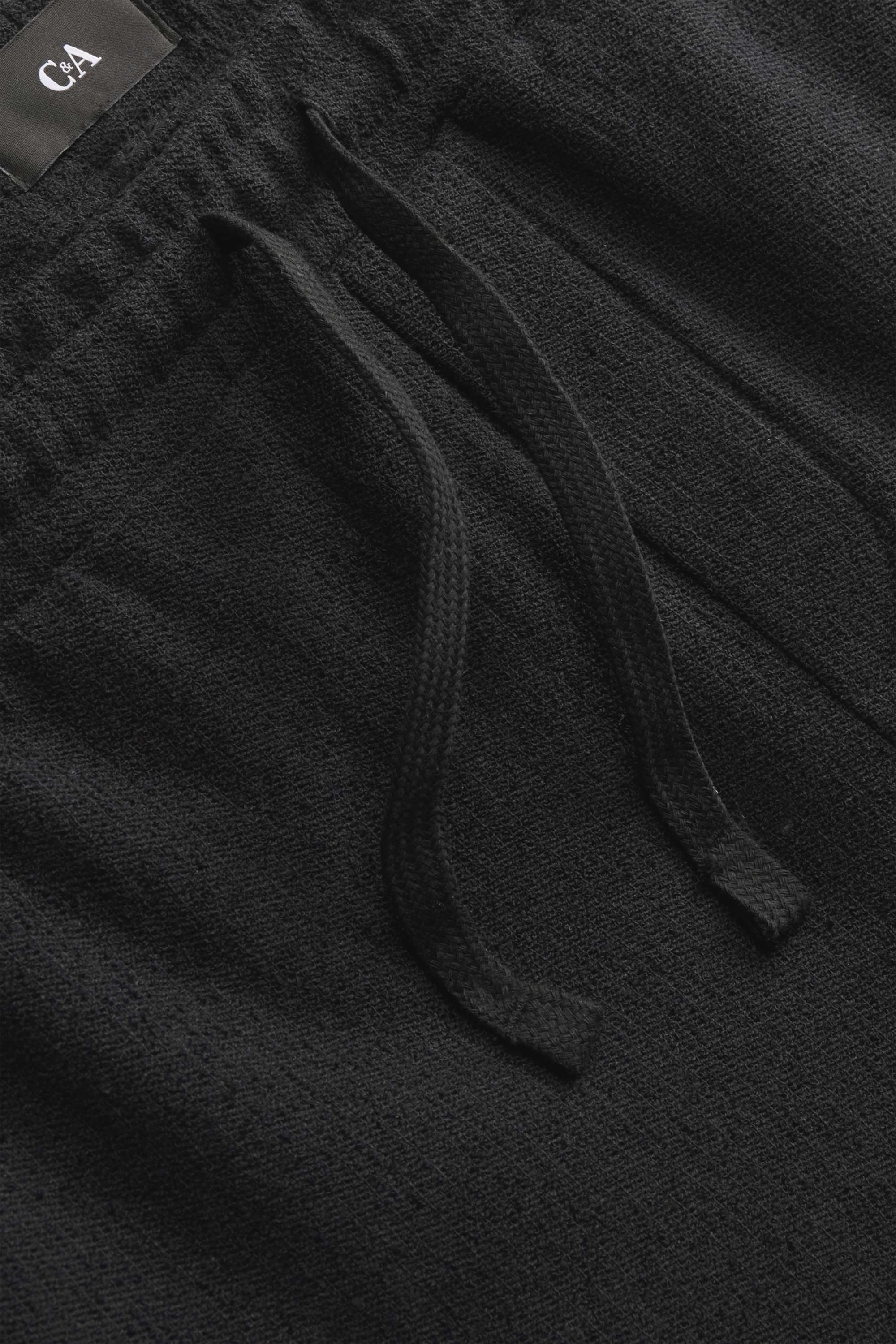 Sweat shorts - textured black