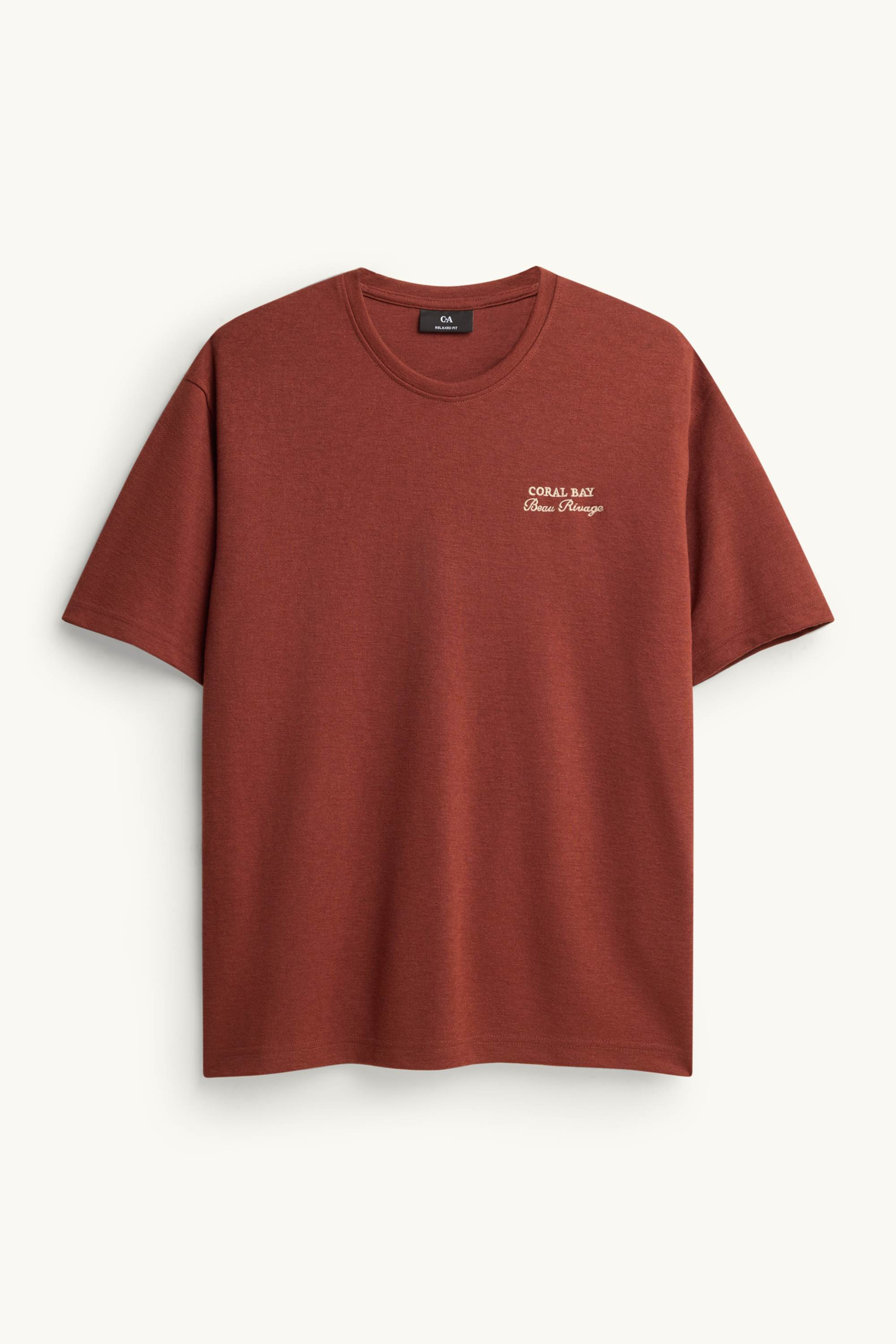 T-shirt - relaxed fit brown