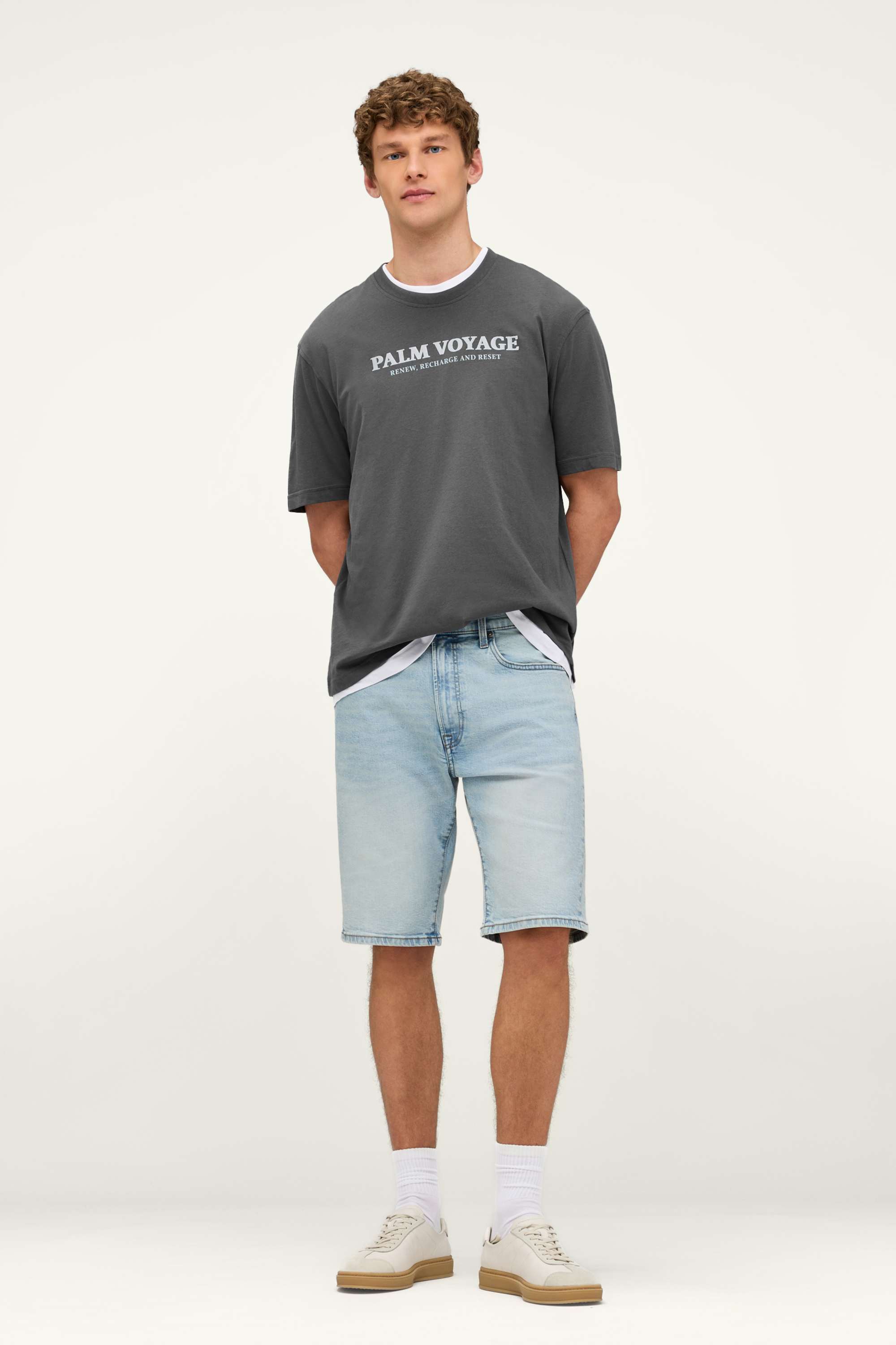 T-shirt - regular fit dark gray