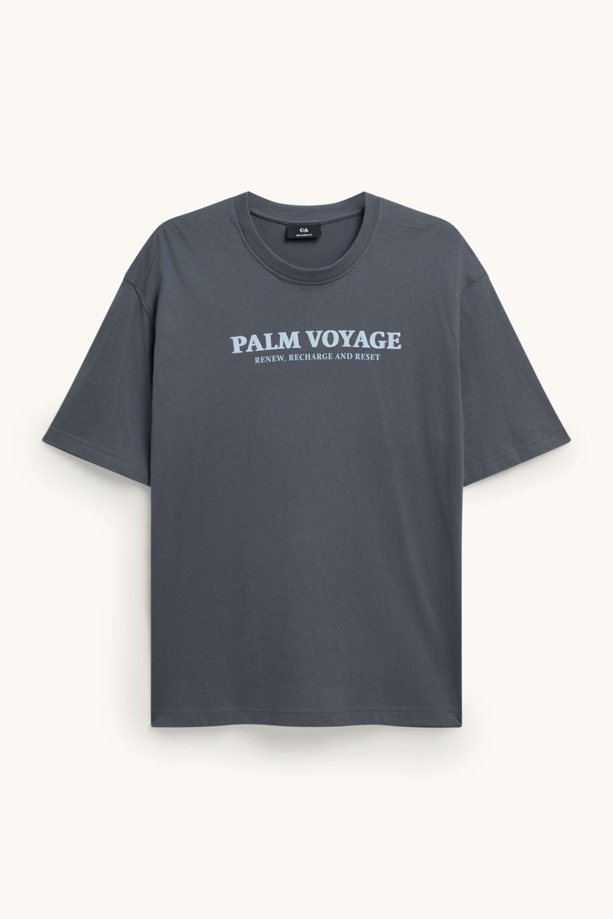 T-shirt - regular fit dark gray