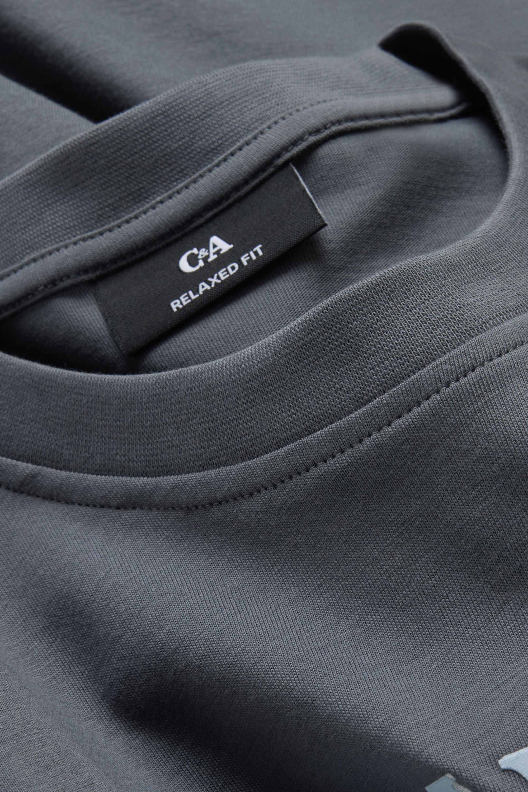 T-shirt - regular fit dark gray