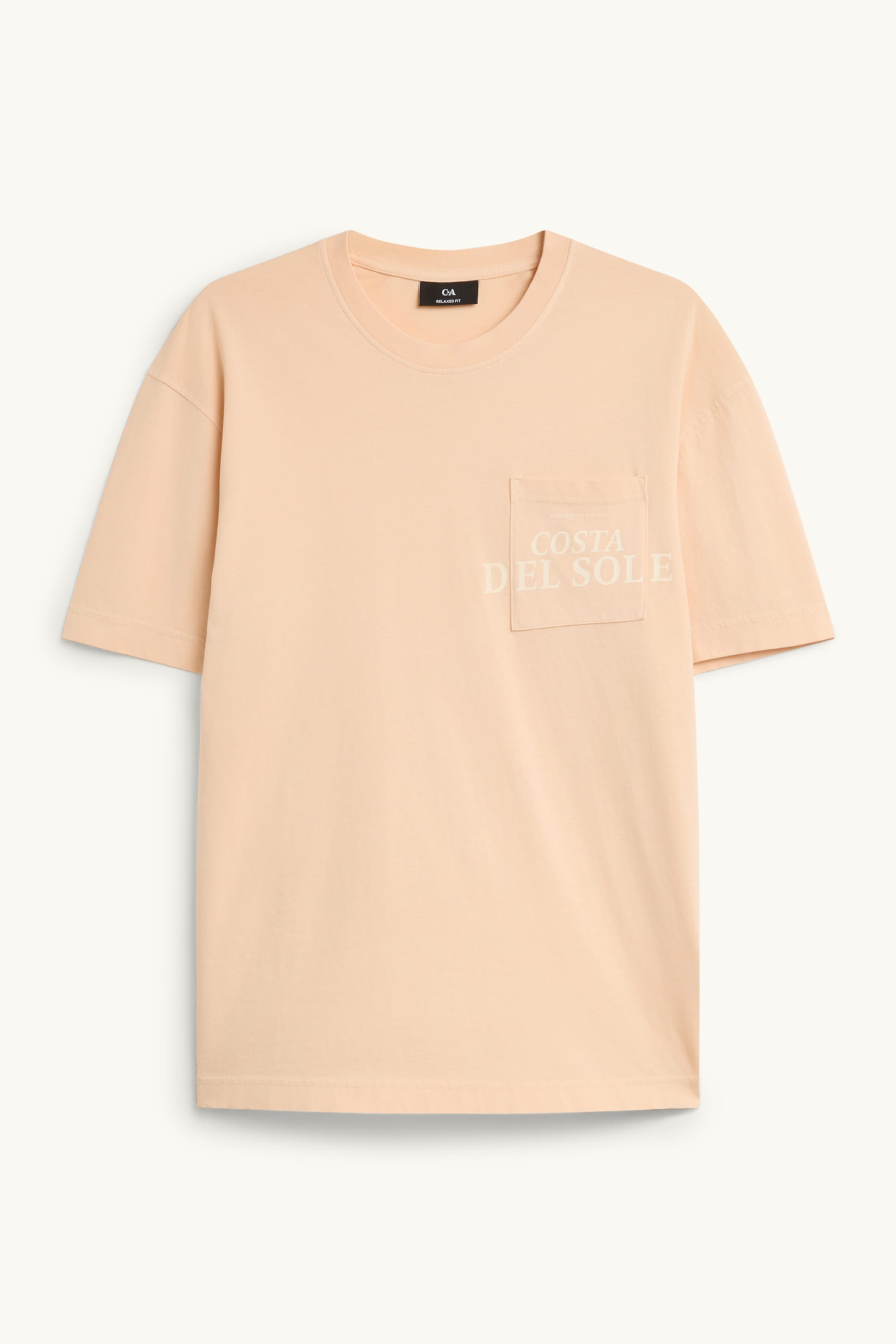 T-shirt - relaxed fit salmon coloured