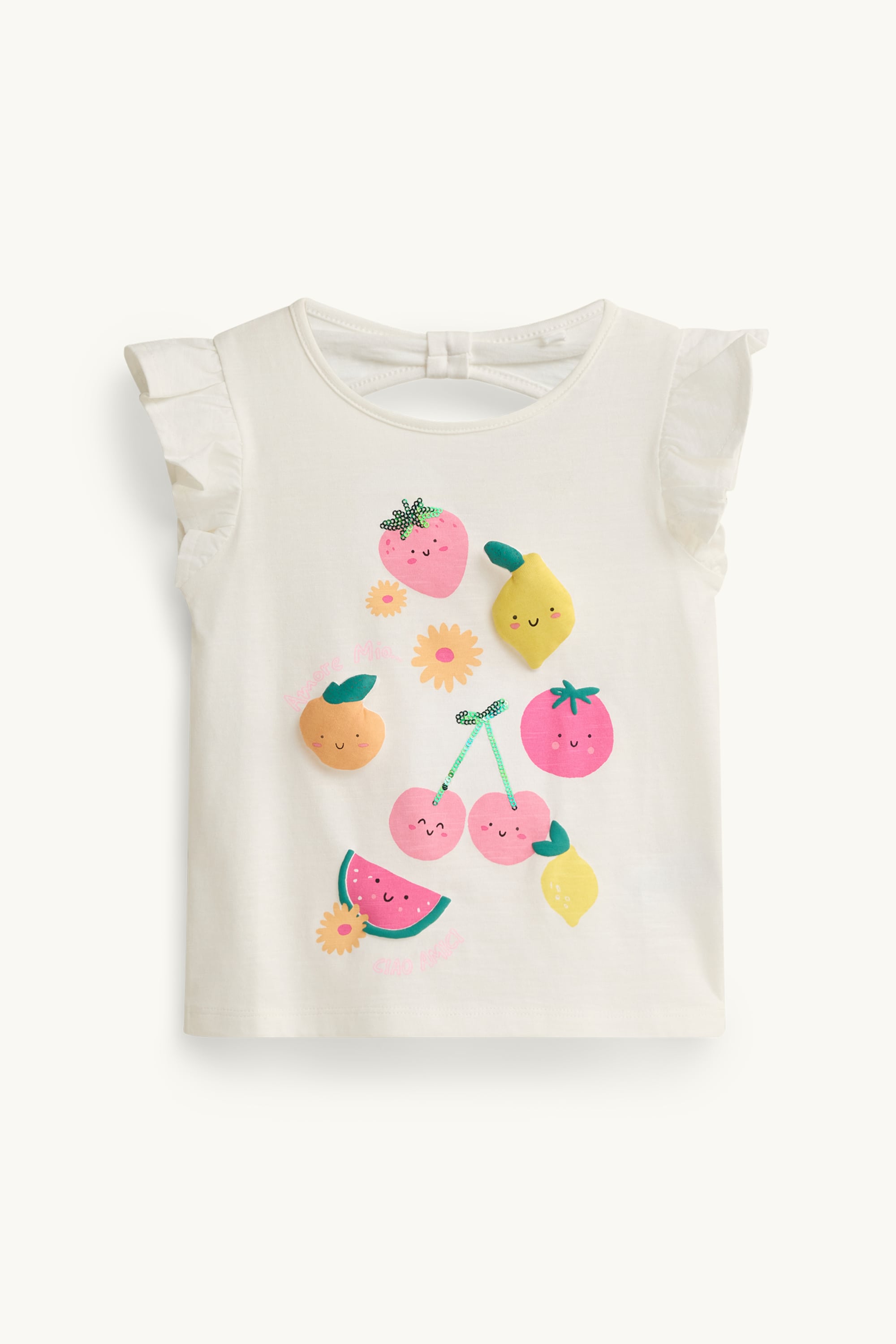 Kawaii - short sleeve T-shirt - shiny white