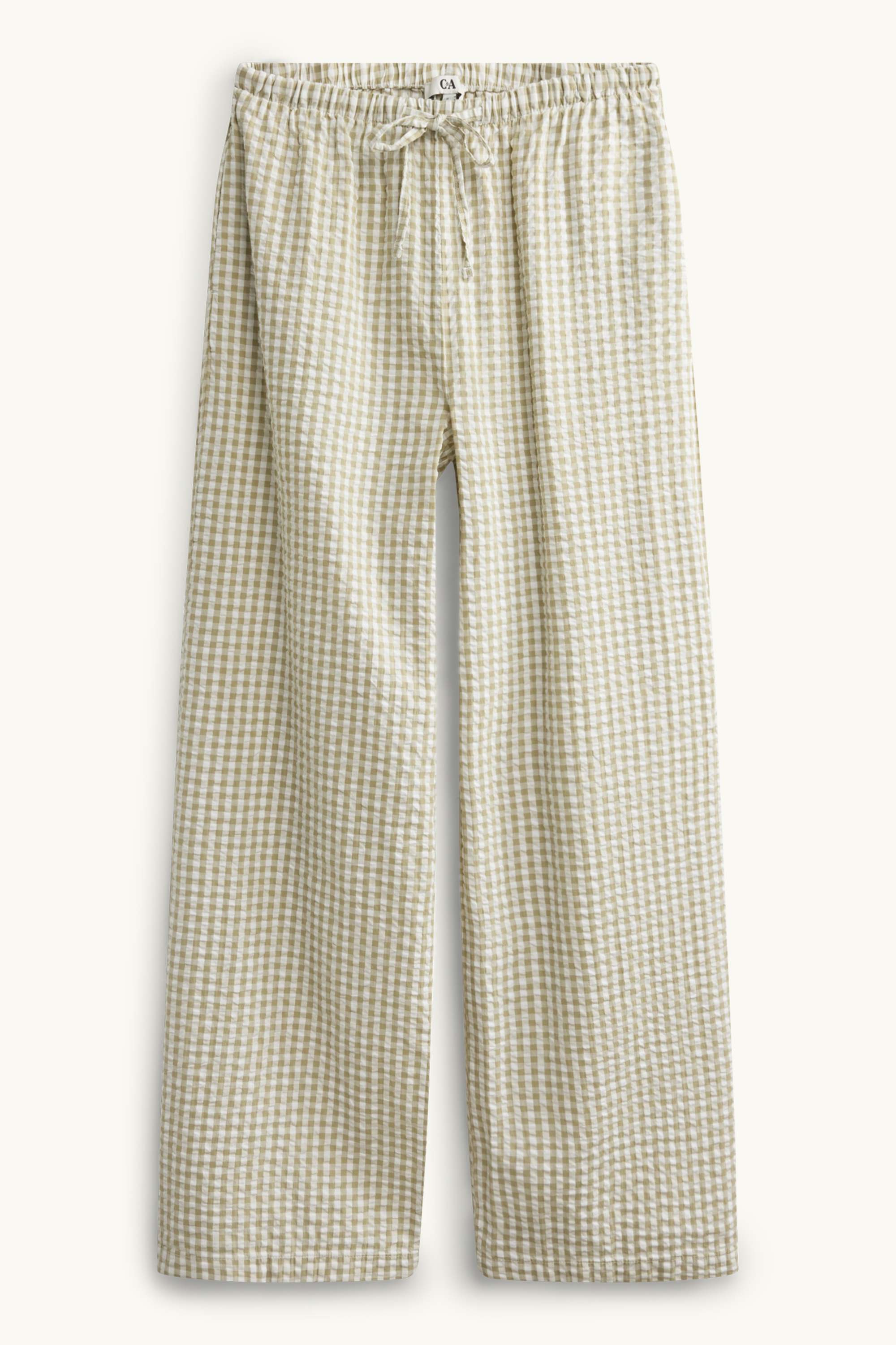 Pyjama bottoms - check green