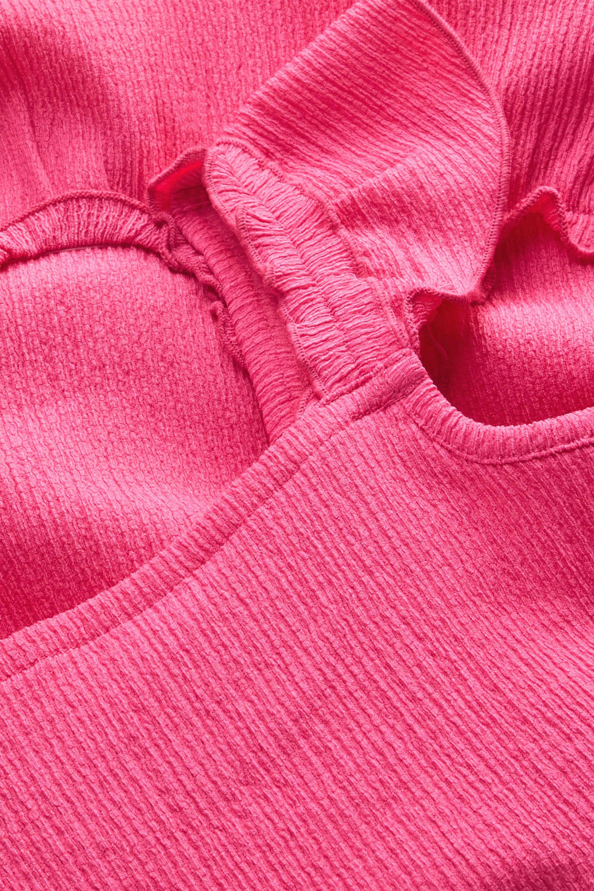 Dress - textured pink
