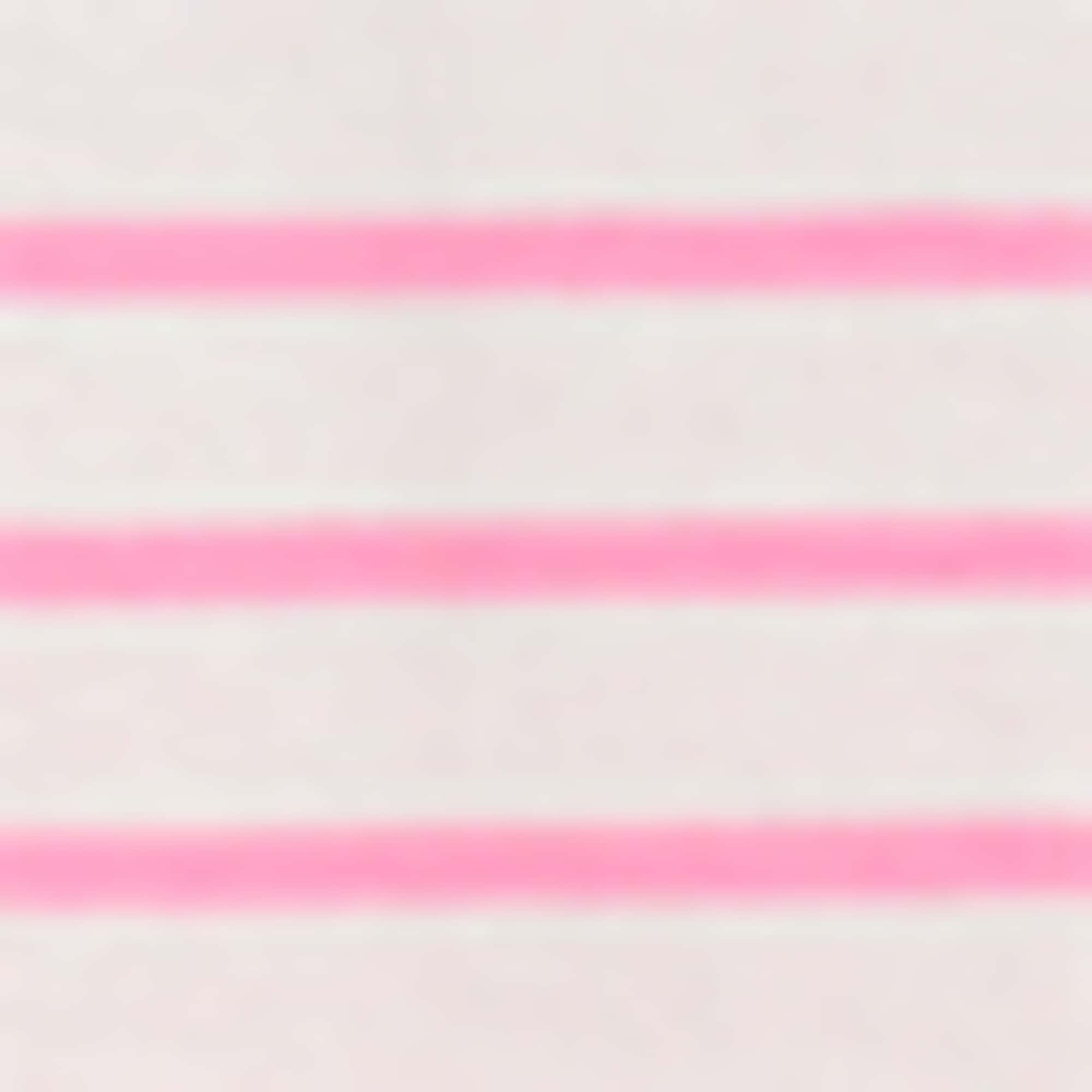 Strawberries - short sleeve T-shirt - striped - shiny white / rose