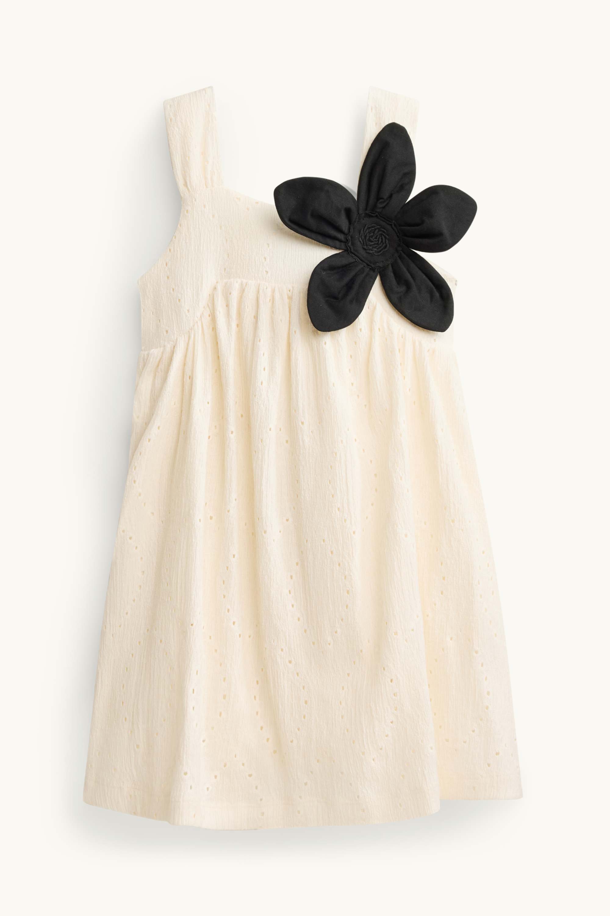 Flower - dress - broderie anglaise creme