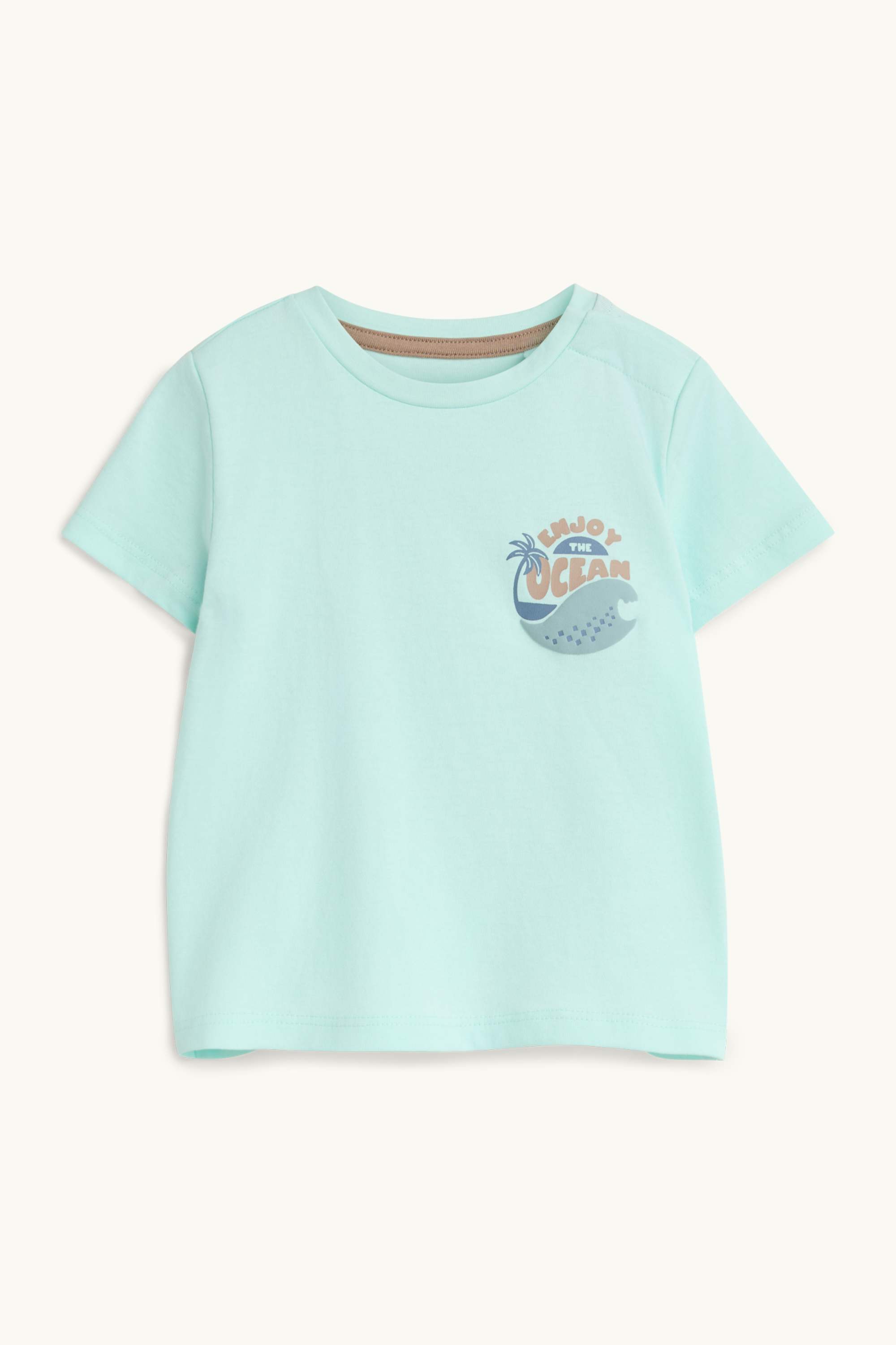 Sea - baby short sleeve T-shirt turquoise