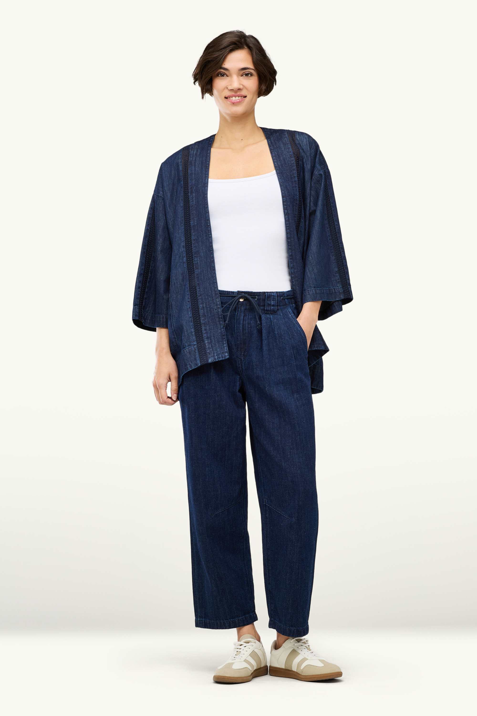Denim kimono denim-dark blue