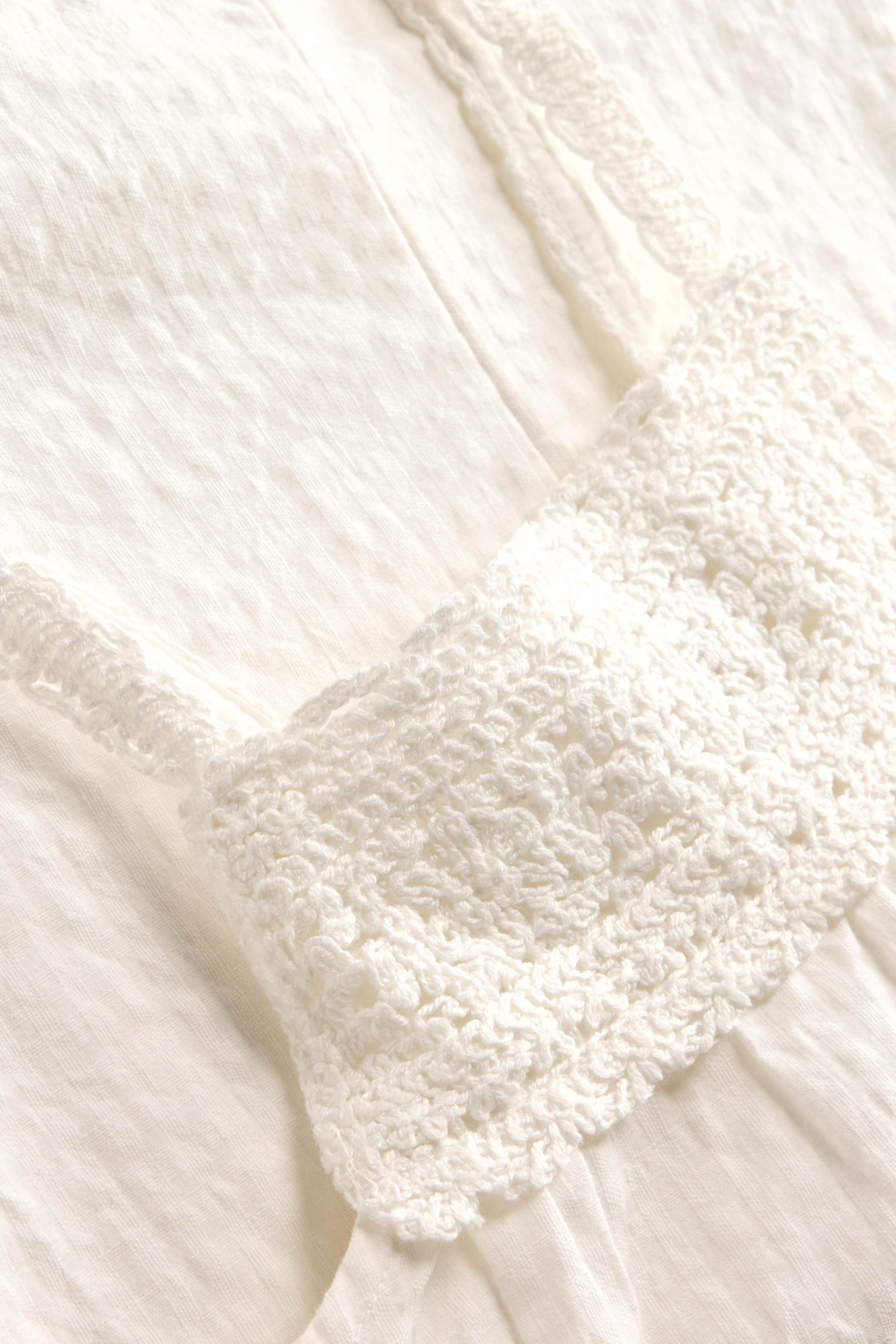 Dress - textured white