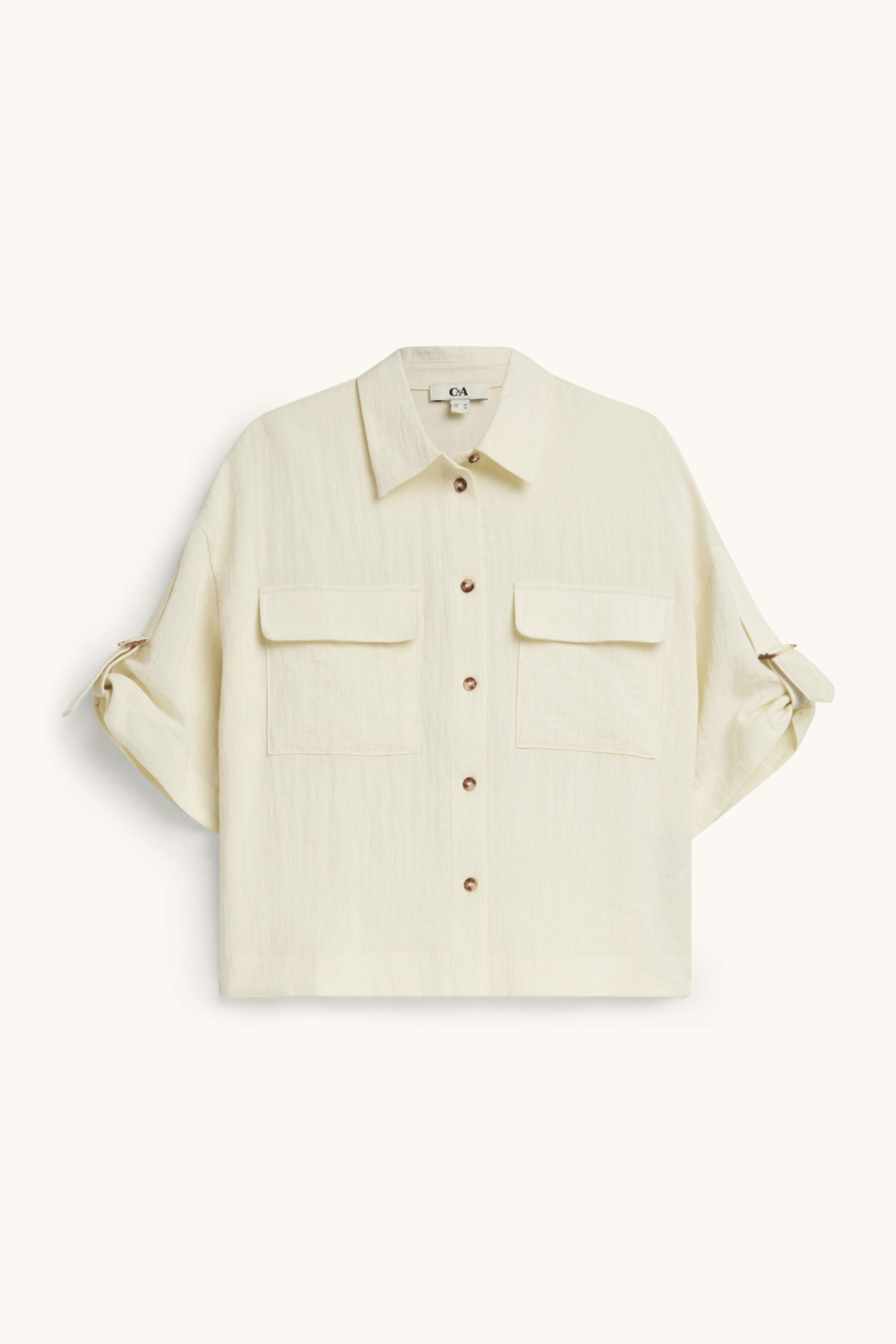 Shirt blouse cremewhite
