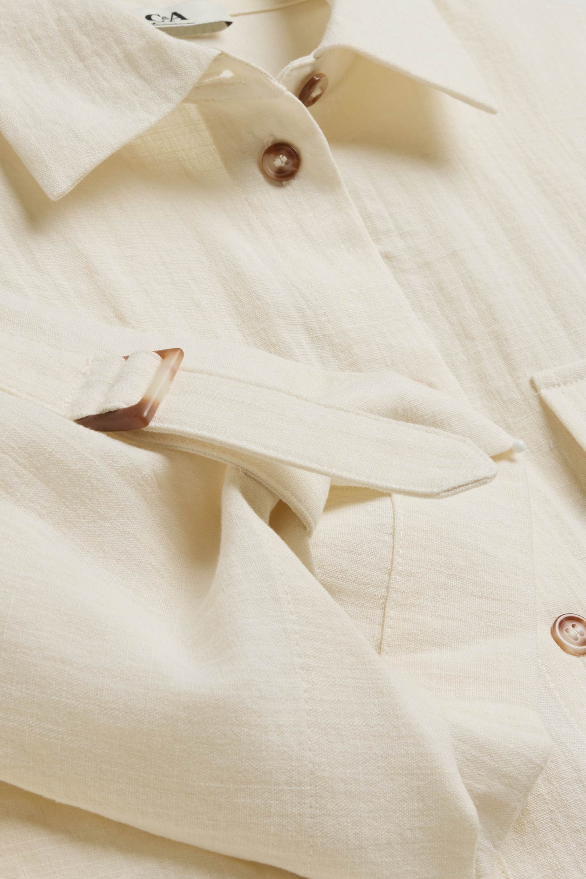 Shirt blouse cremewhite