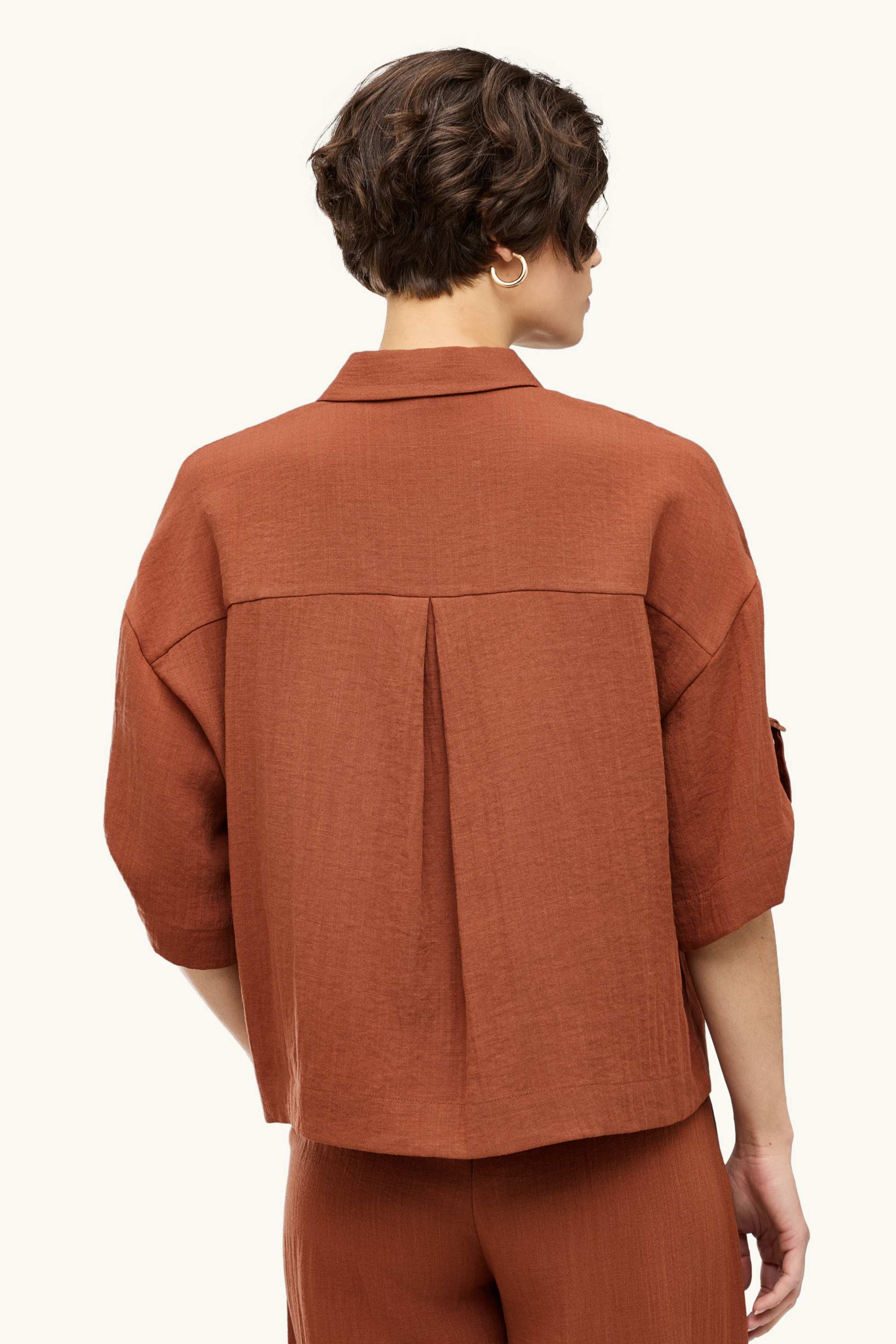 Shirt blouse brown