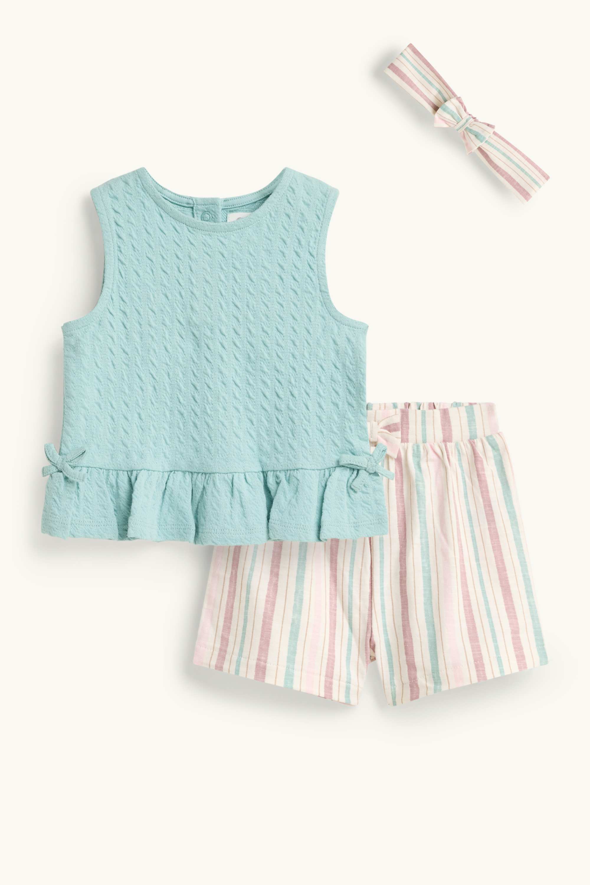 Baby outfit - 3 piece green