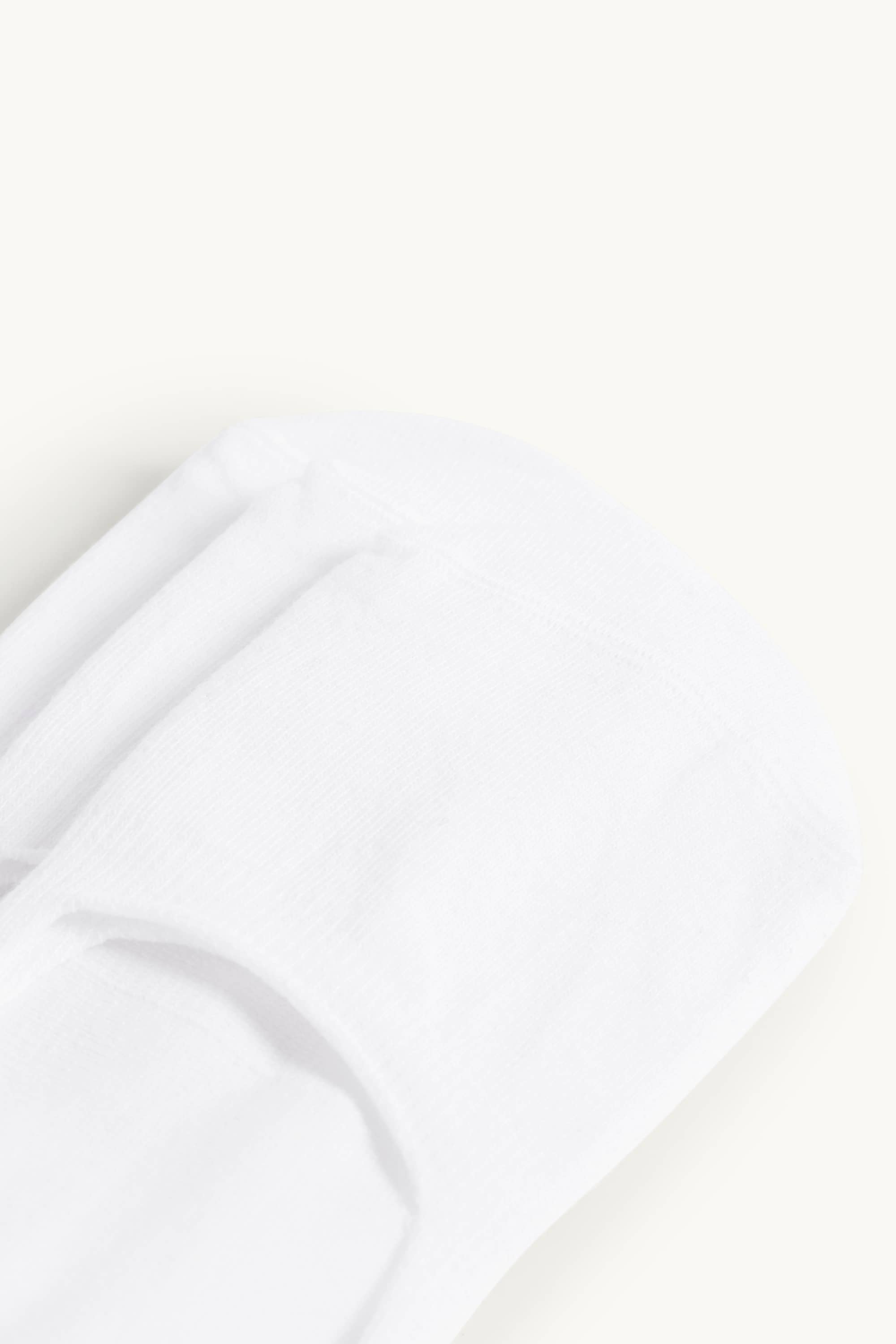 Multipack of 3 - footsies white