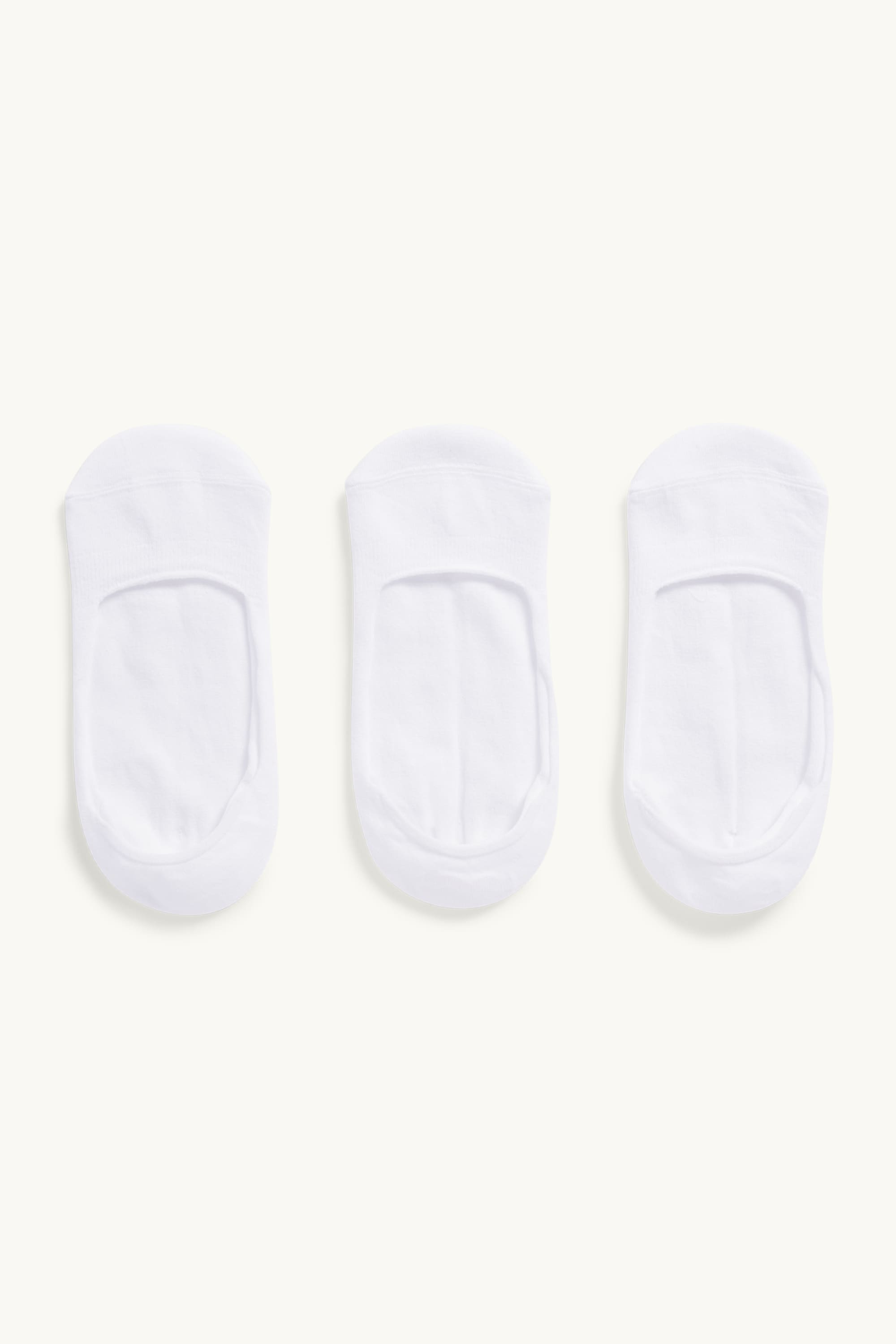 Multipack of 3 - footsies white