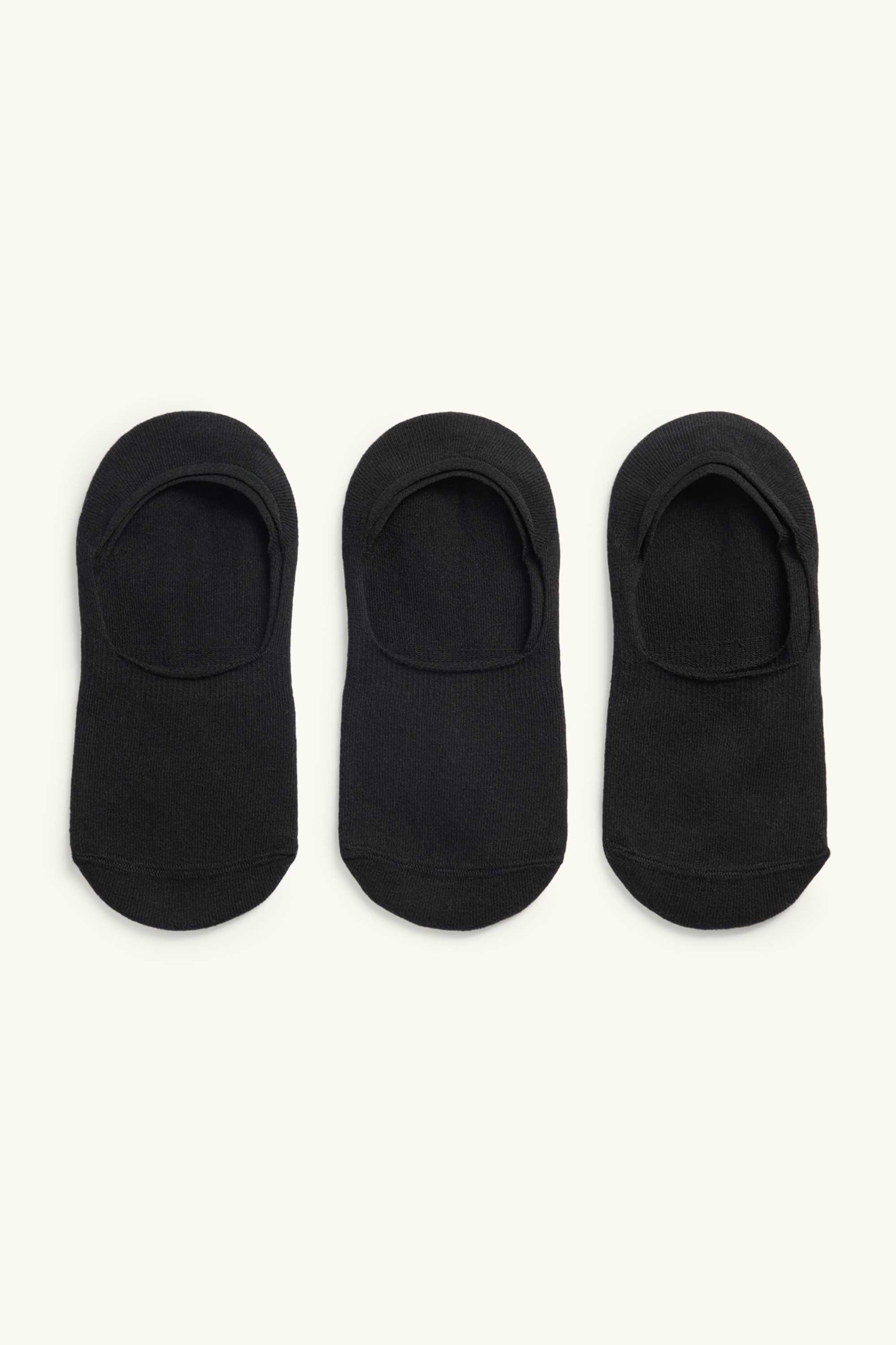 Multipack of 3 - footsies black