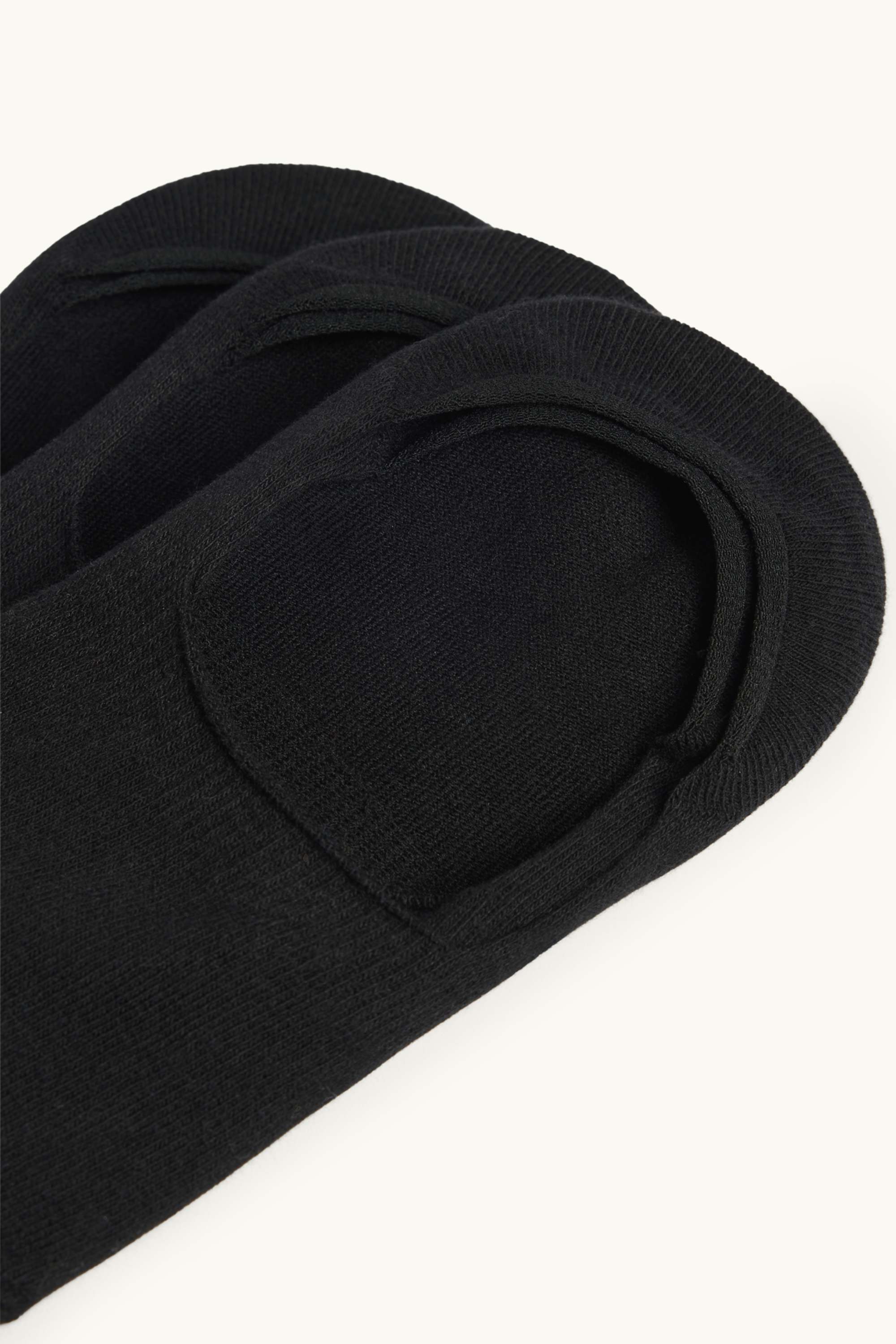 Multipack of 3 - footsies black