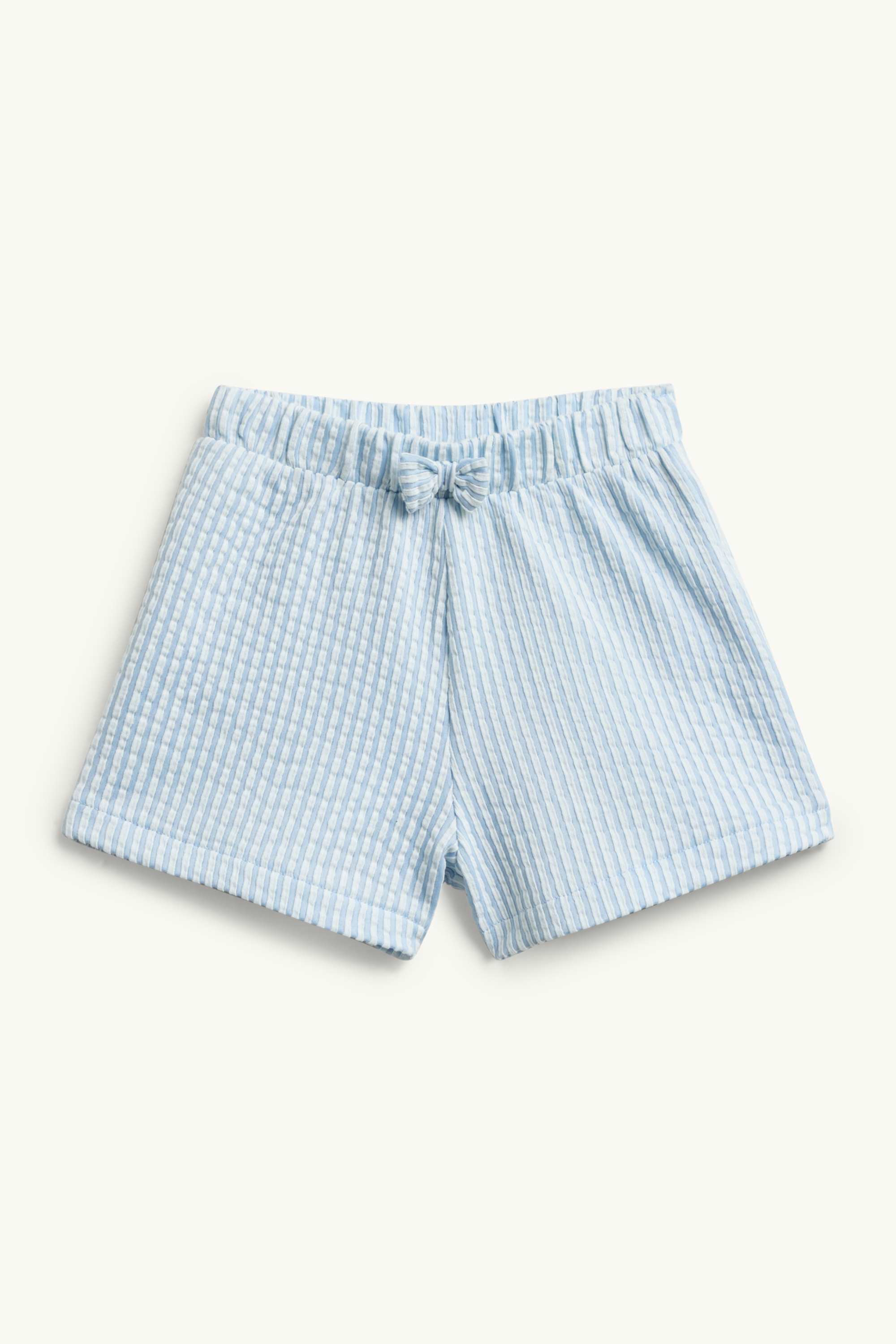 Scallop - baby outfit - 3 piece white / light blue