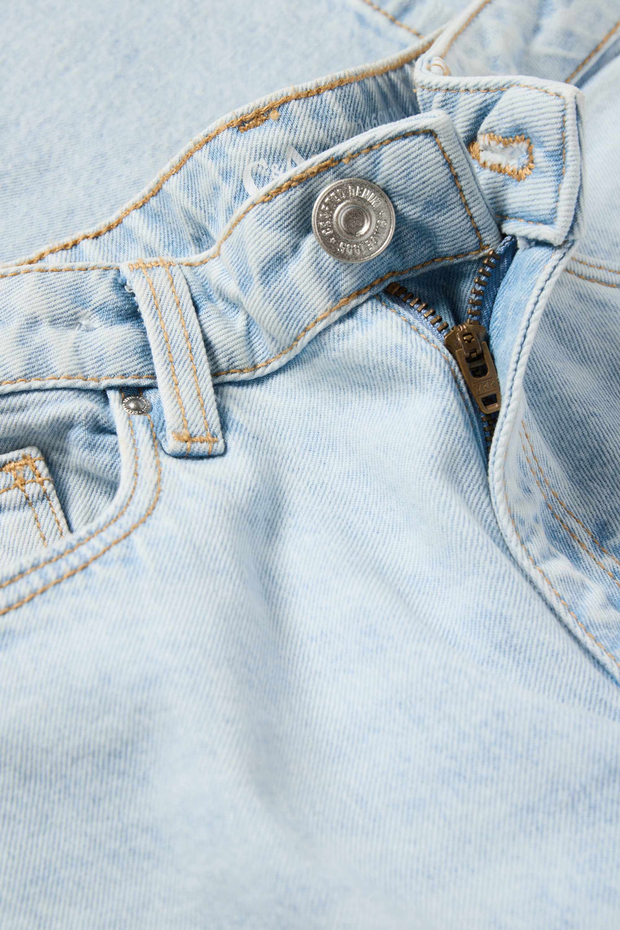 Wide leg jeans denim-light blue