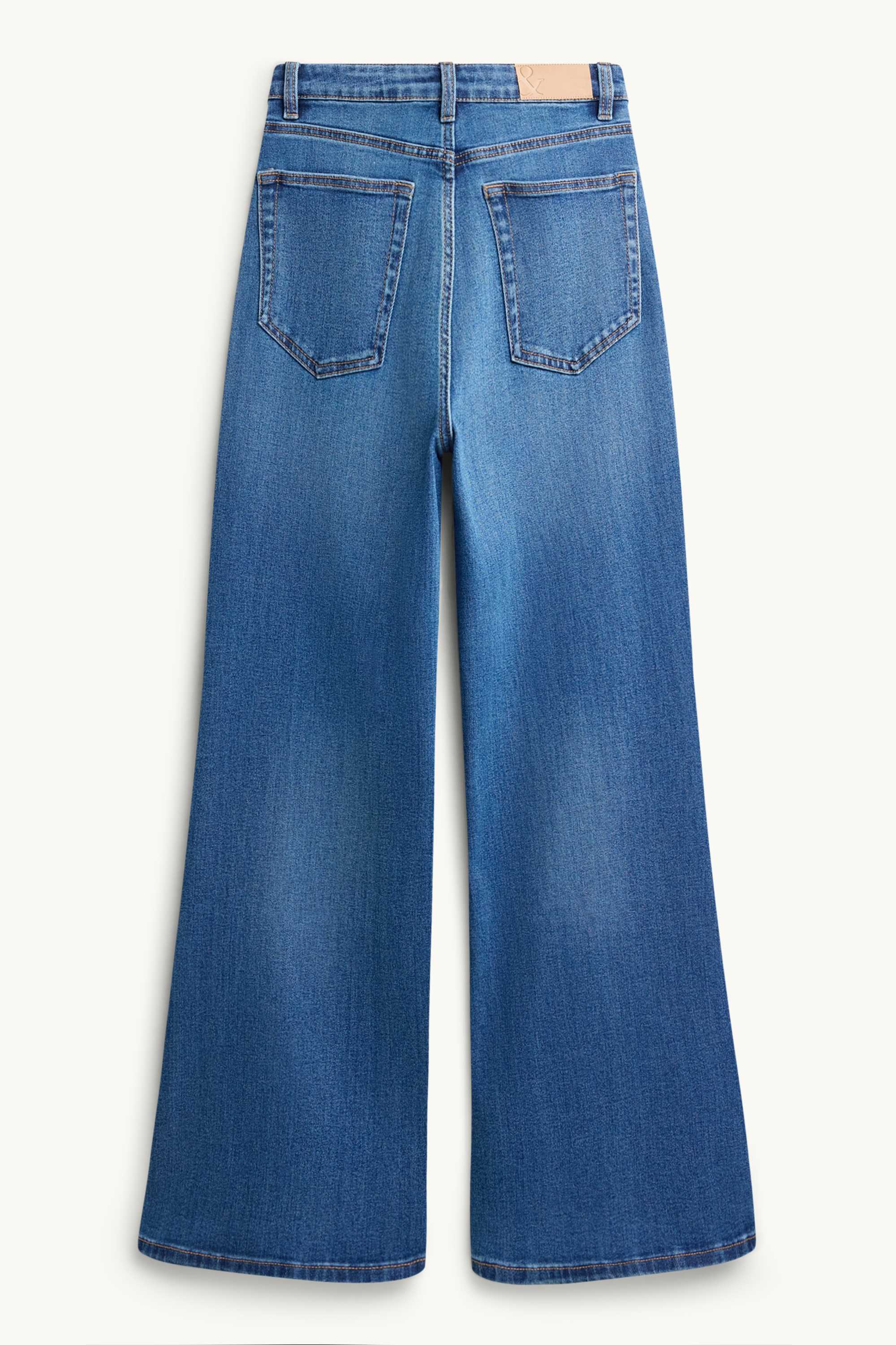 Flared jeans - high waist blue