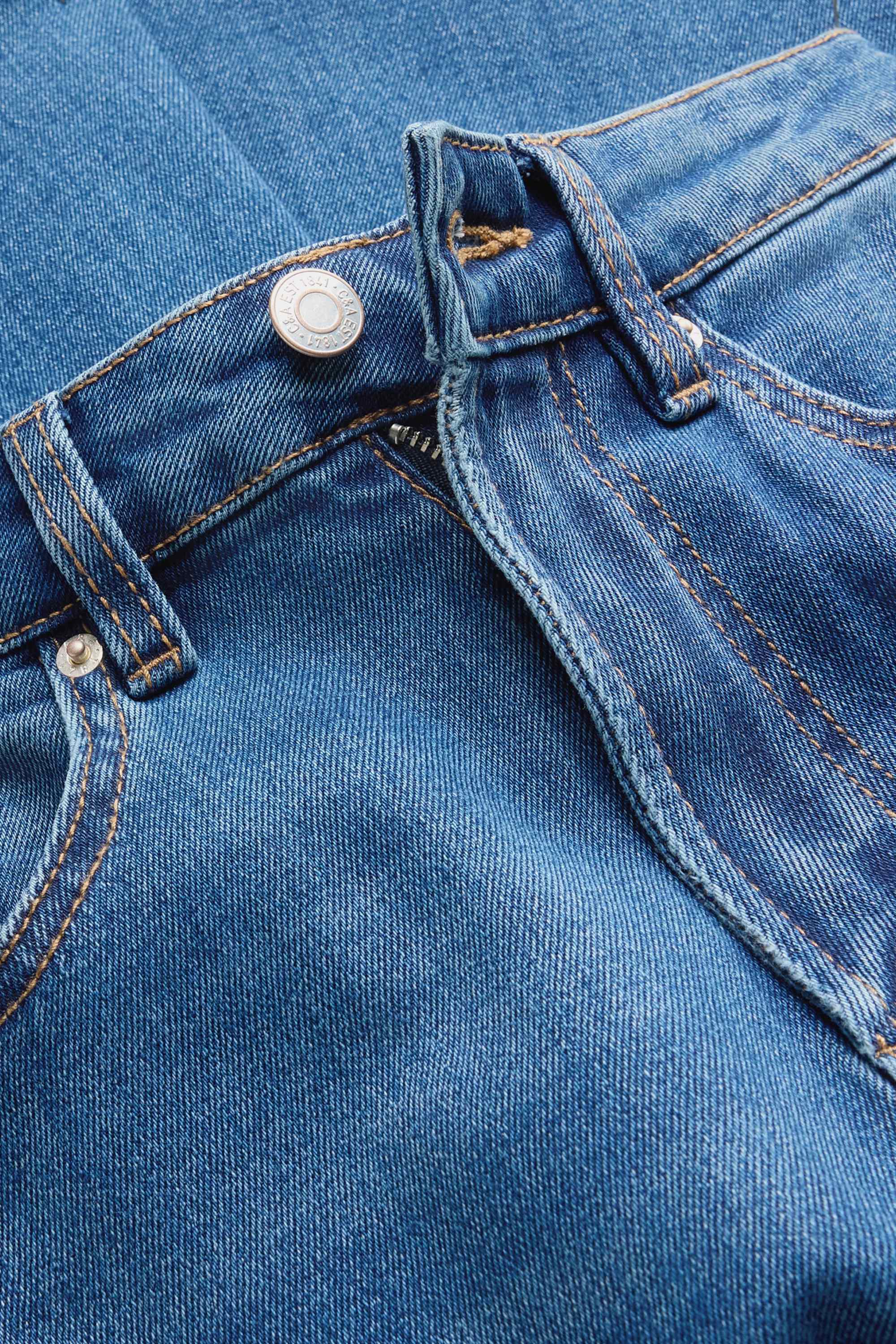 Flared jeans - high waist blue